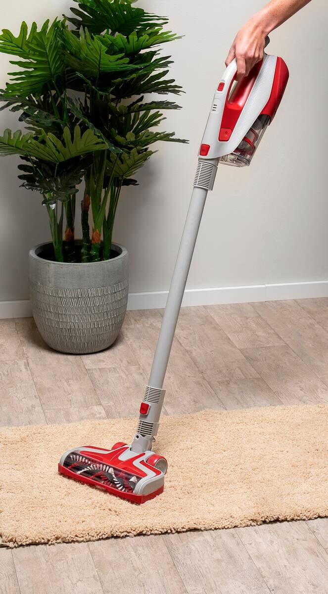 Dirt Devil Hand-/Stielstaubsauger DD9003 grau rot