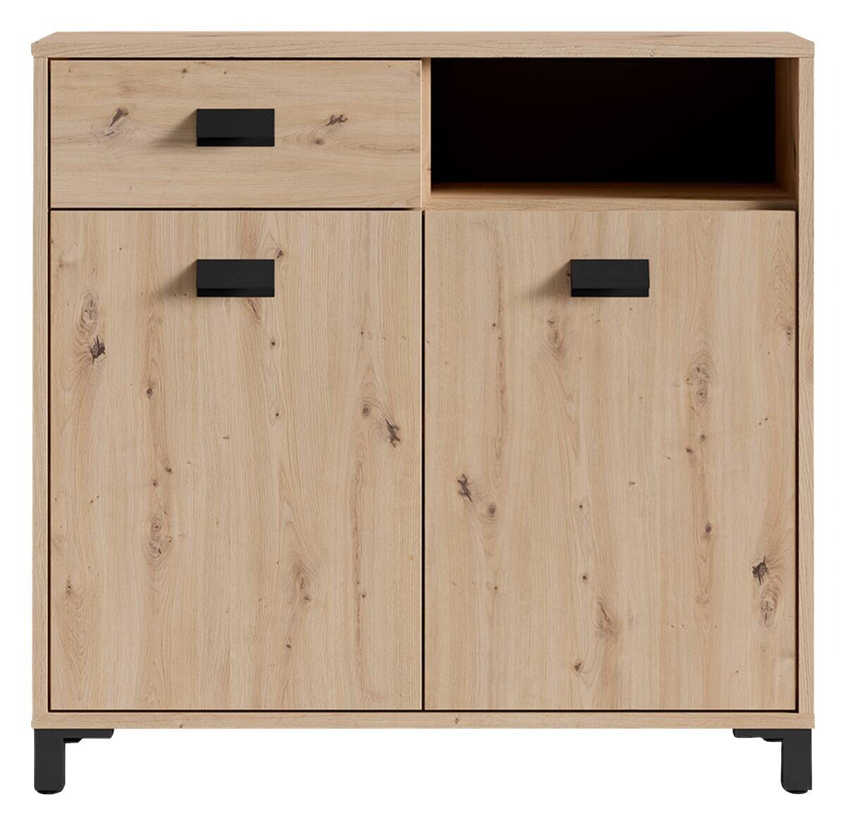 Badezimmer-Set WELLNESS, Set 4-tlg. Eiche