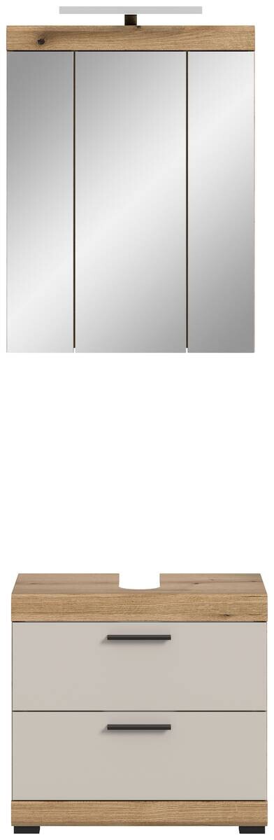 Badezimmer-Set Scout Evoke Oak Nachbildung Kaschmirgrau Nachbildung B/H/T: ca. 60x191x34 cm