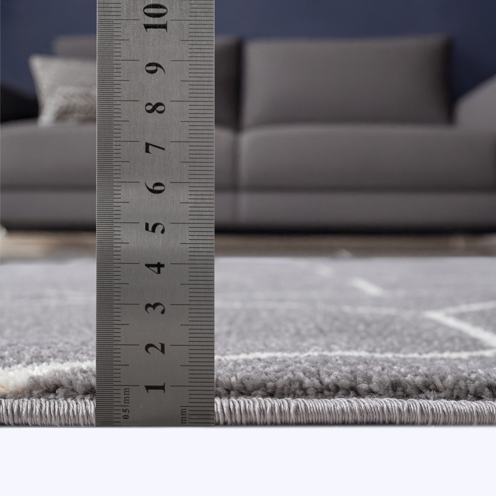 Sanat Teppich Trellis grau B/L: ca. 80x200 cm