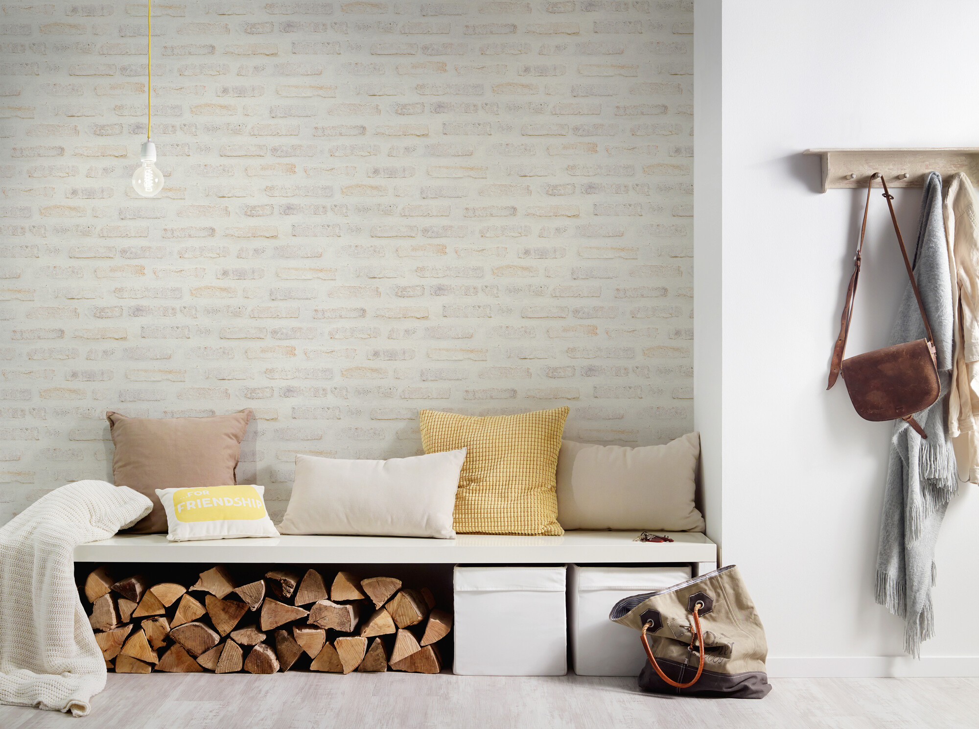 A.S.Creation Vliestapete rot grau B/H/D: ca. 53x1005x8,5 cm