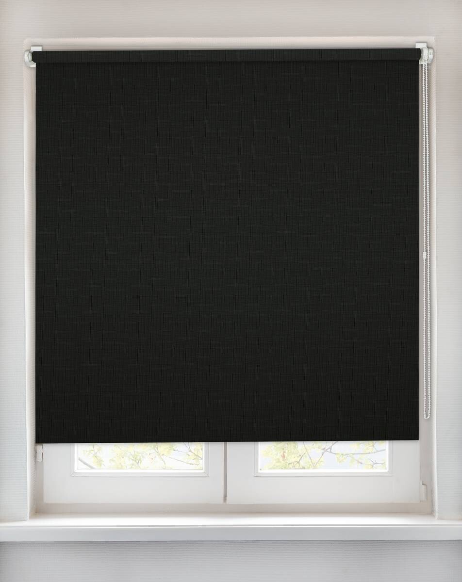 Boviva Rollo Struktur schwarz B/L: ca. 90x150 cm