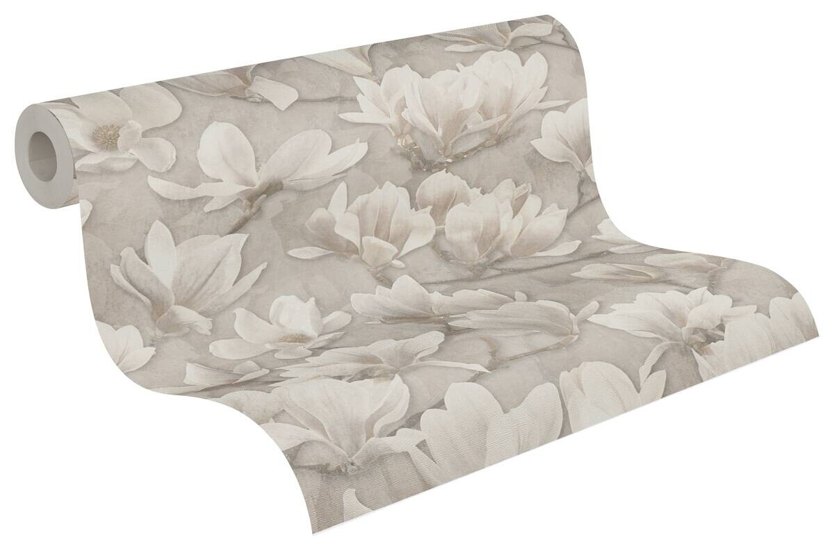 A.S.Creation Vliestapete weiß creme B/H/D: ca. 53x1005x8 cm