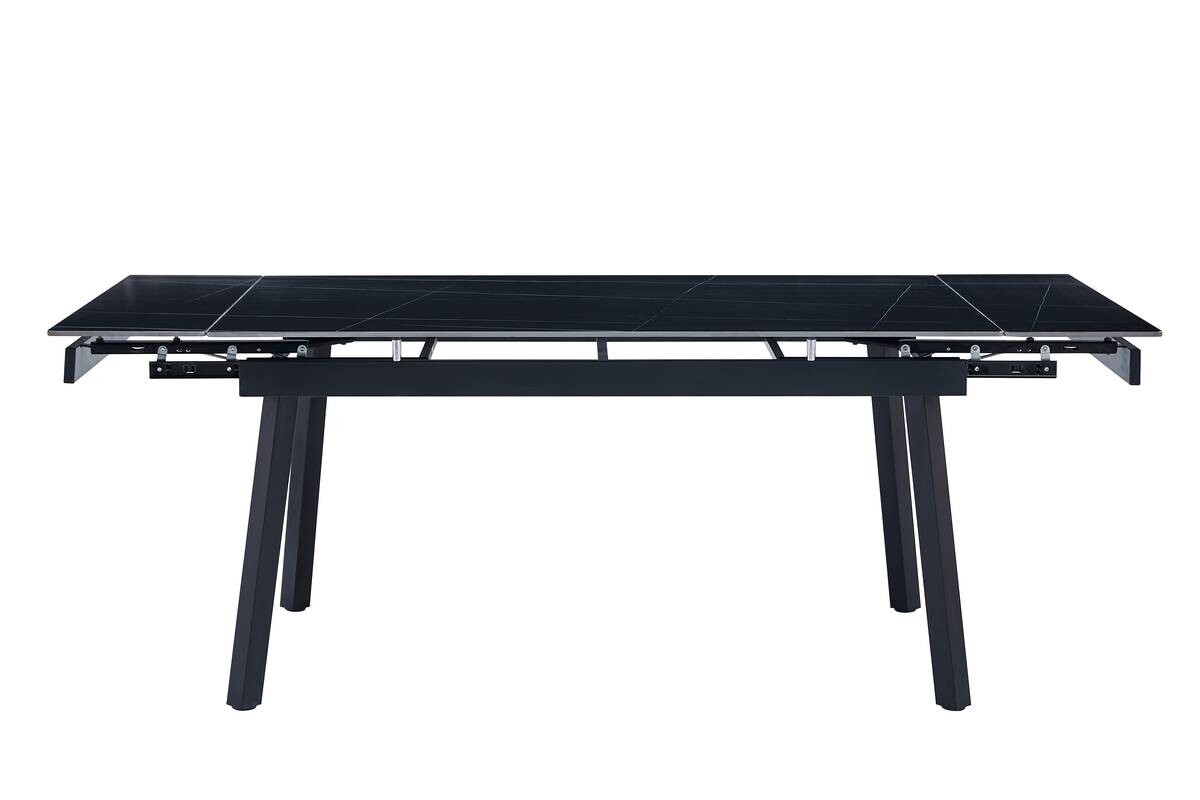 Esstisch Bilbao anthrazit Keramik Optik B/H/T: ca. 150x75x90 cm