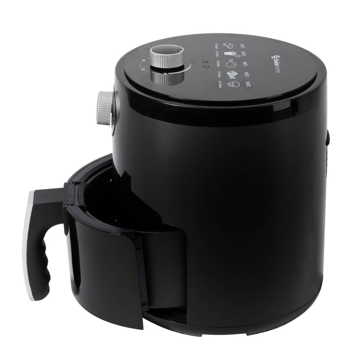 SWISS HOME Heißluftfritteuse SH-6653 schwarz Polypropylen ca. 2,5 l