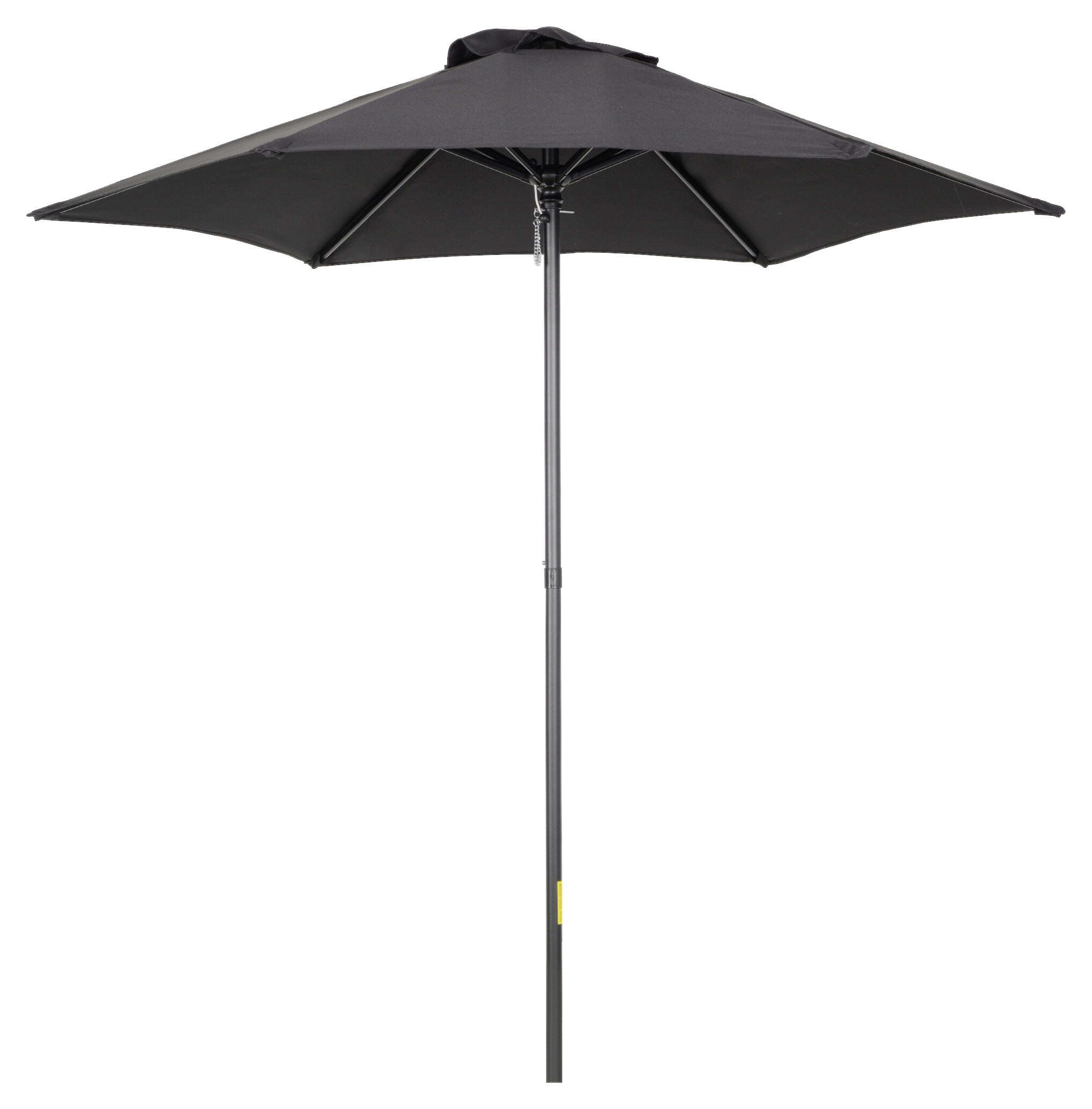 Outsunny Sonnenschirm schwarz Polyester B/H/L: ca. 196x204x196 cm