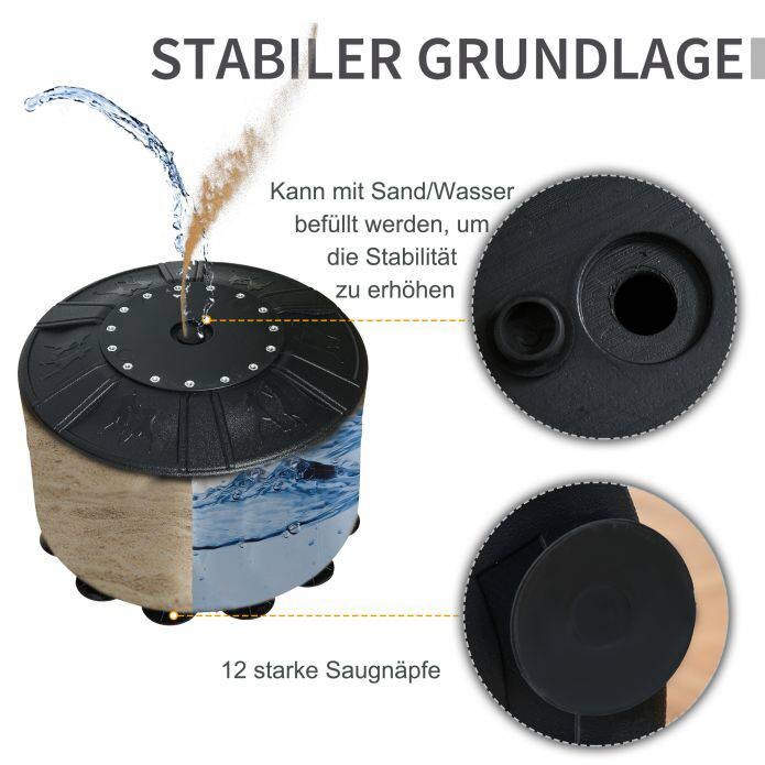 HOMCOM Standboxsack schwarz Stahl B/H: ca. 50x170 cm