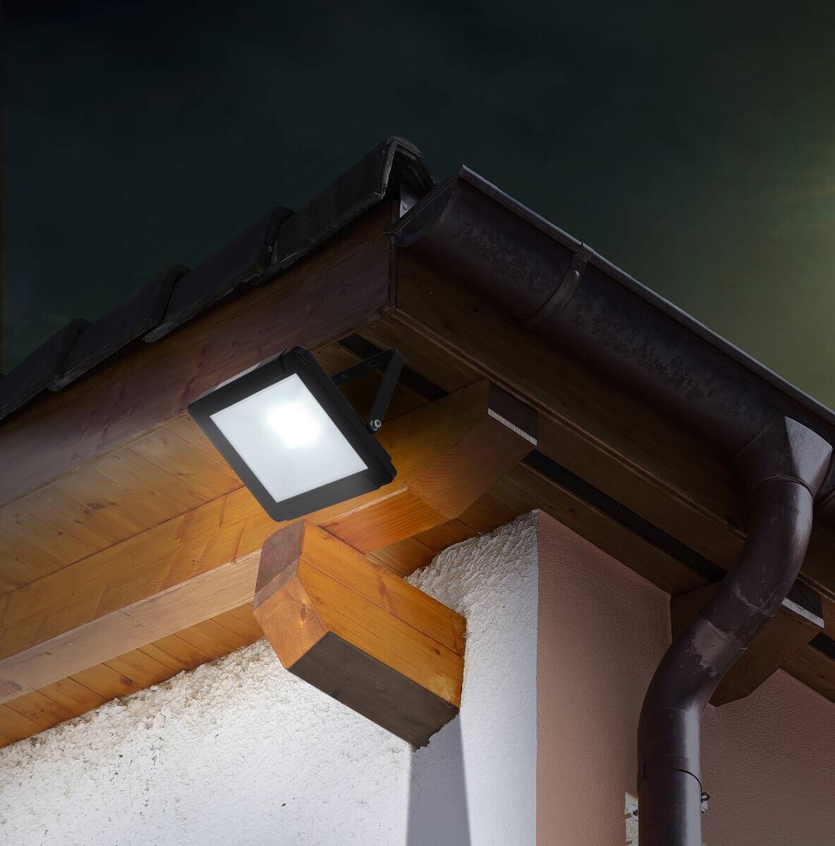 LED-Außenleuchte 5235822 schwarz B/H/T: ca. 6x22x18,5 cm