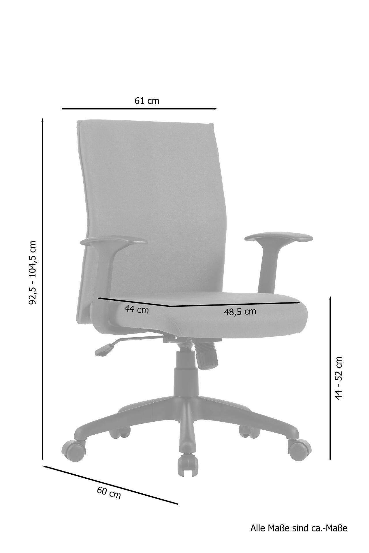 Chefsessel ROCKET schwarz schwarz Webstoff Kunststoff