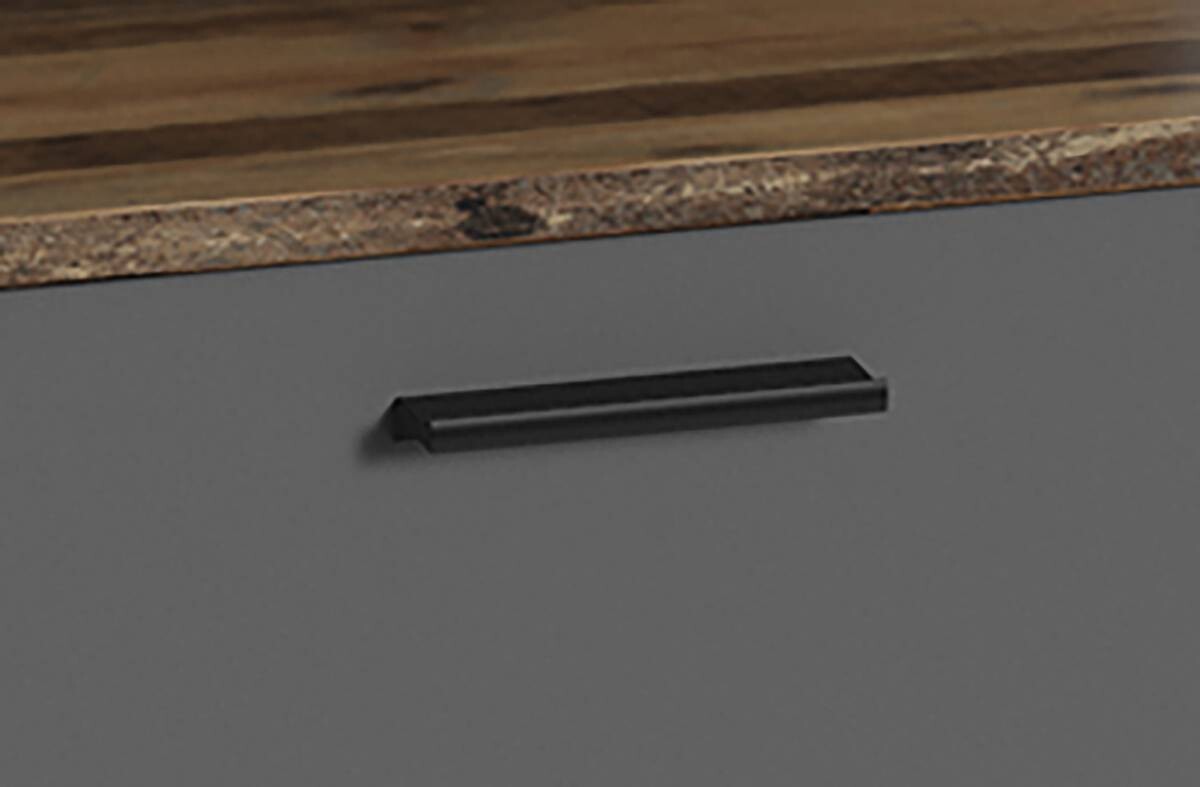 Bank BEN Eiche Old Wood Nachbildung anthrazit B/H/T: ca. 60x48x35 cm