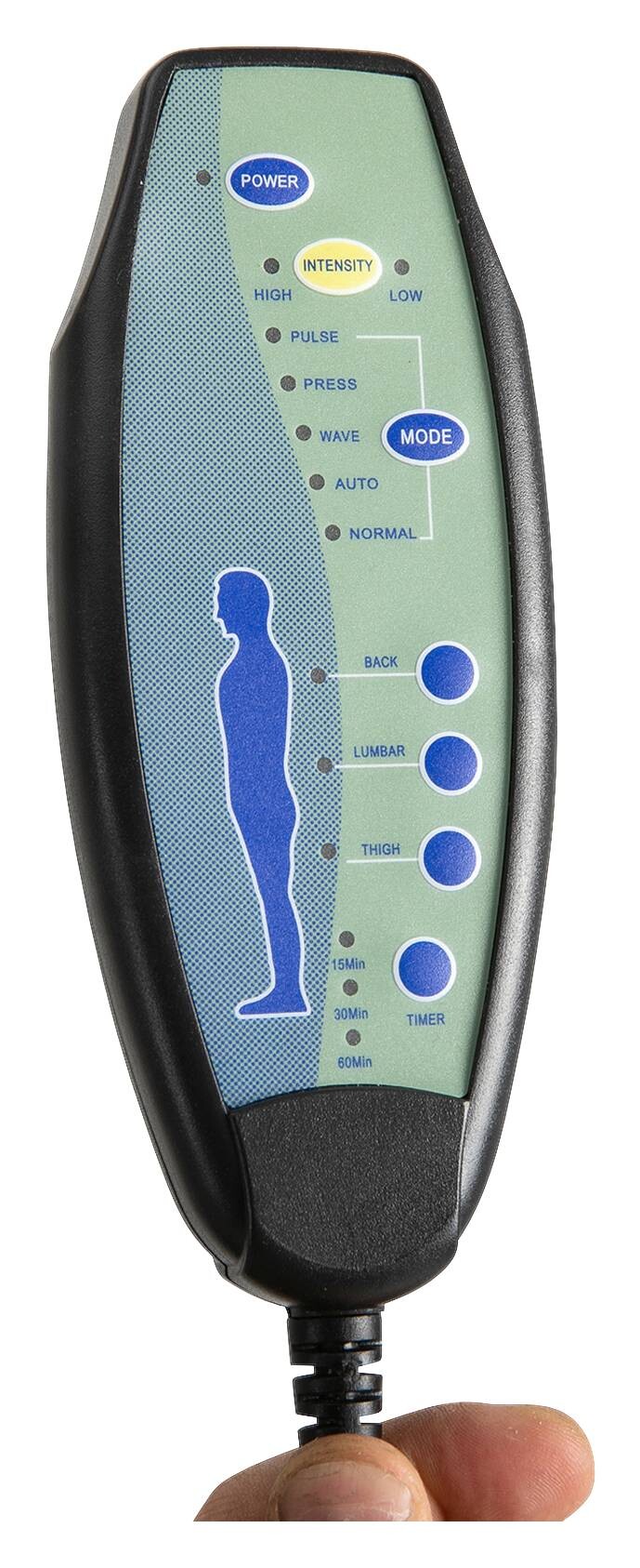 Vinsetto Massagestuhl MH921-232GY grau Schaumstoff Nylon B/H/T: ca. 70x130x62 cm