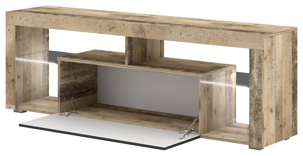 TV-Board Everest Altholz Nachbildung anthrazit B/H/T: ca. 140x50x35 cm