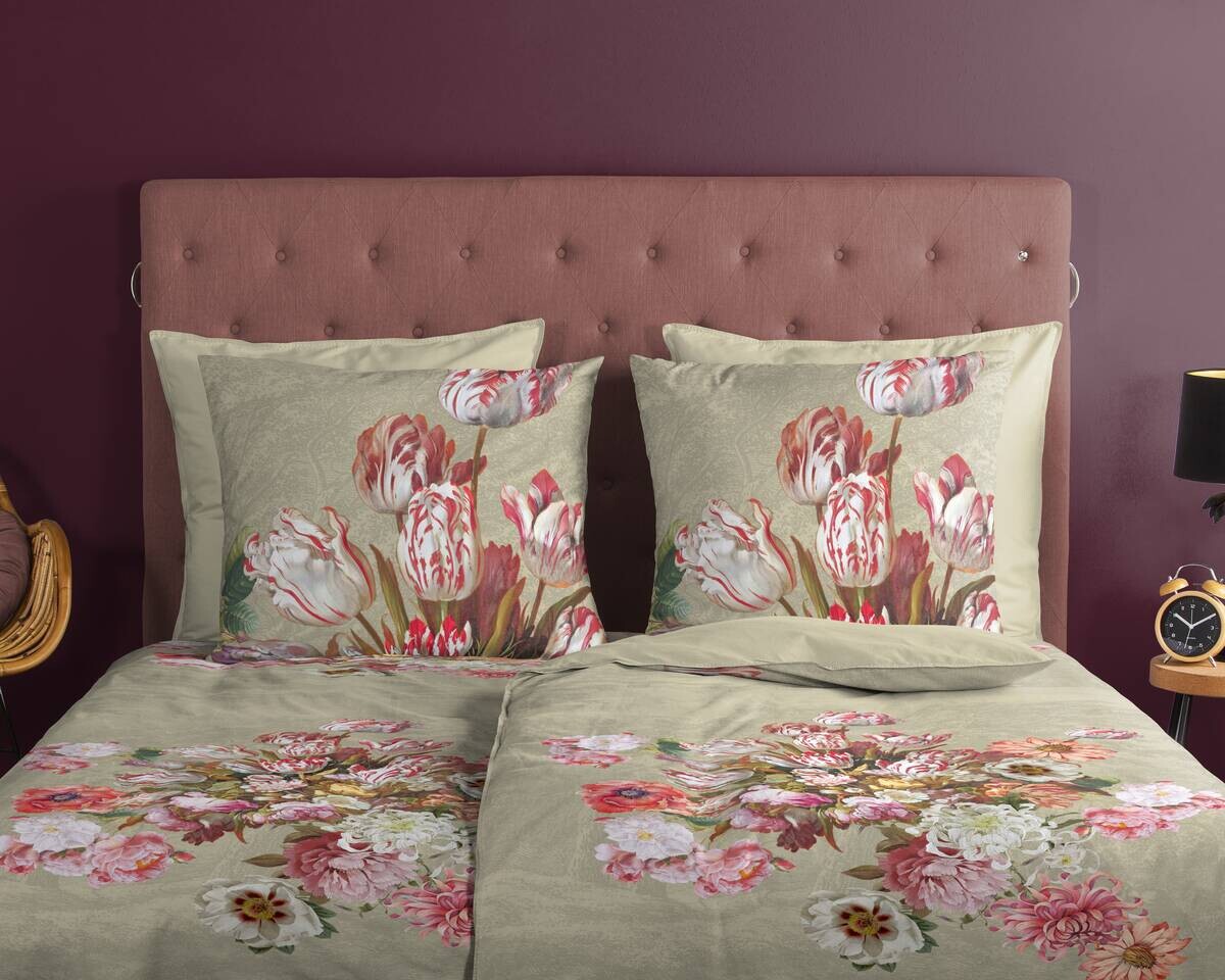 Baumwoll Bettwäsche Miran sand Baumwolle B/L: ca. 200x200 cm