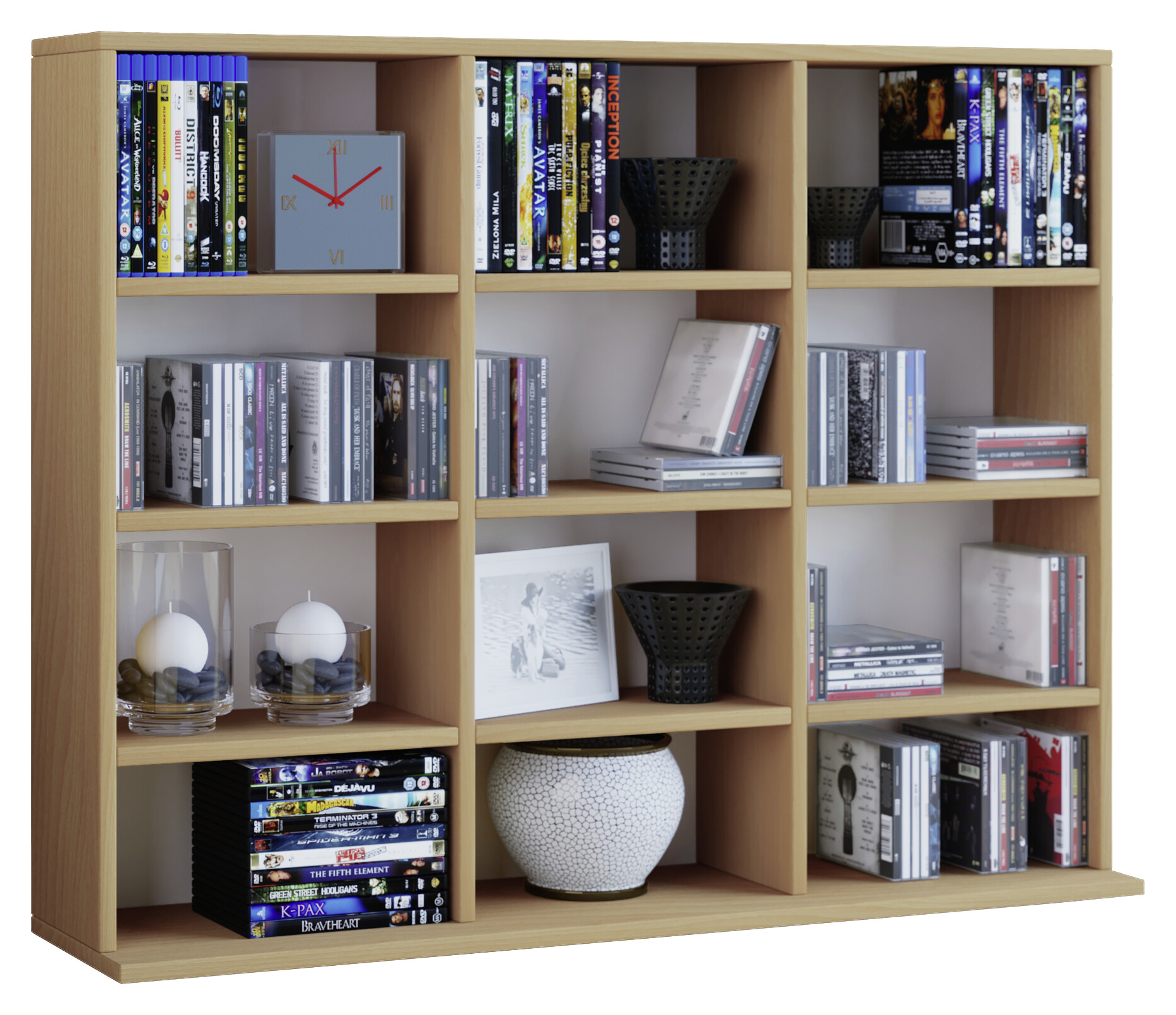 Regal Megosa Mini buche Nachbildung Holzwerkstoff B/H/T: ca. 102x83x23 cm