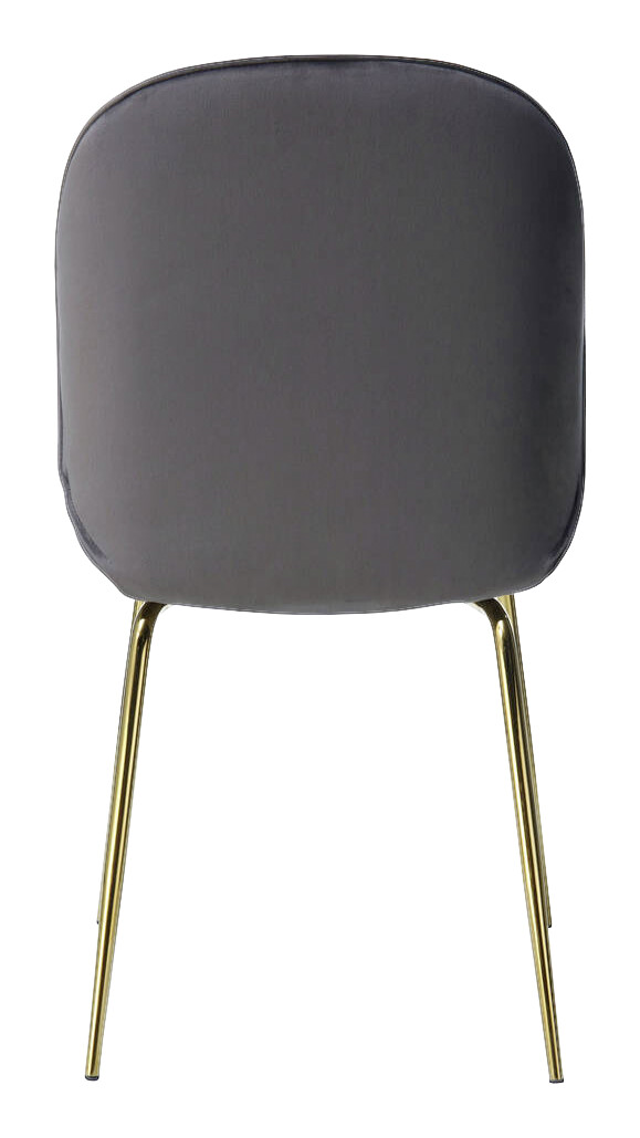 Stuhl Charlize 100 2er grau Microfaser B/H/T: ca. 48x87x59 cm