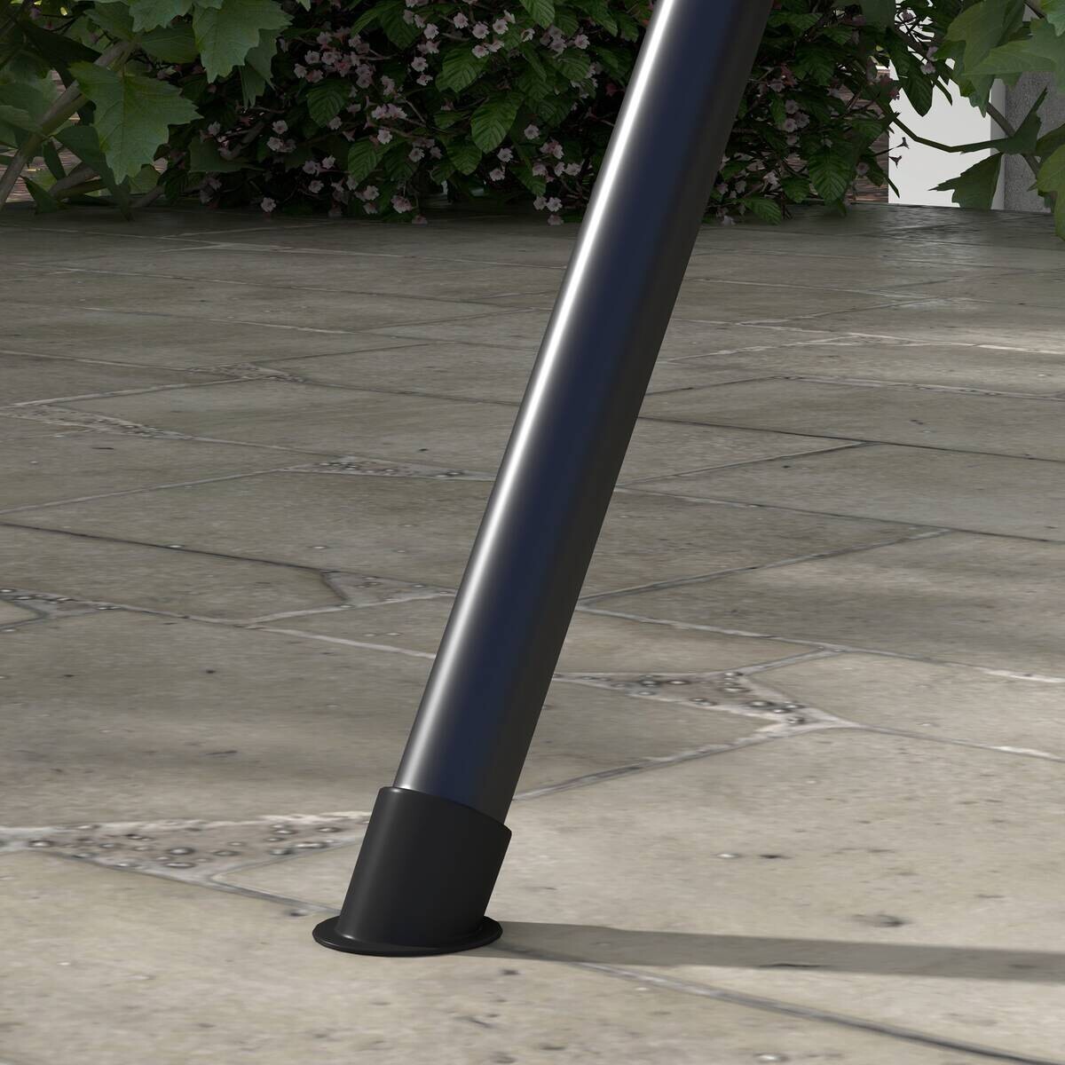 Outsunny Hollywoodschaukel grau Polyester B/H/L: ca. 110x153x172 cm