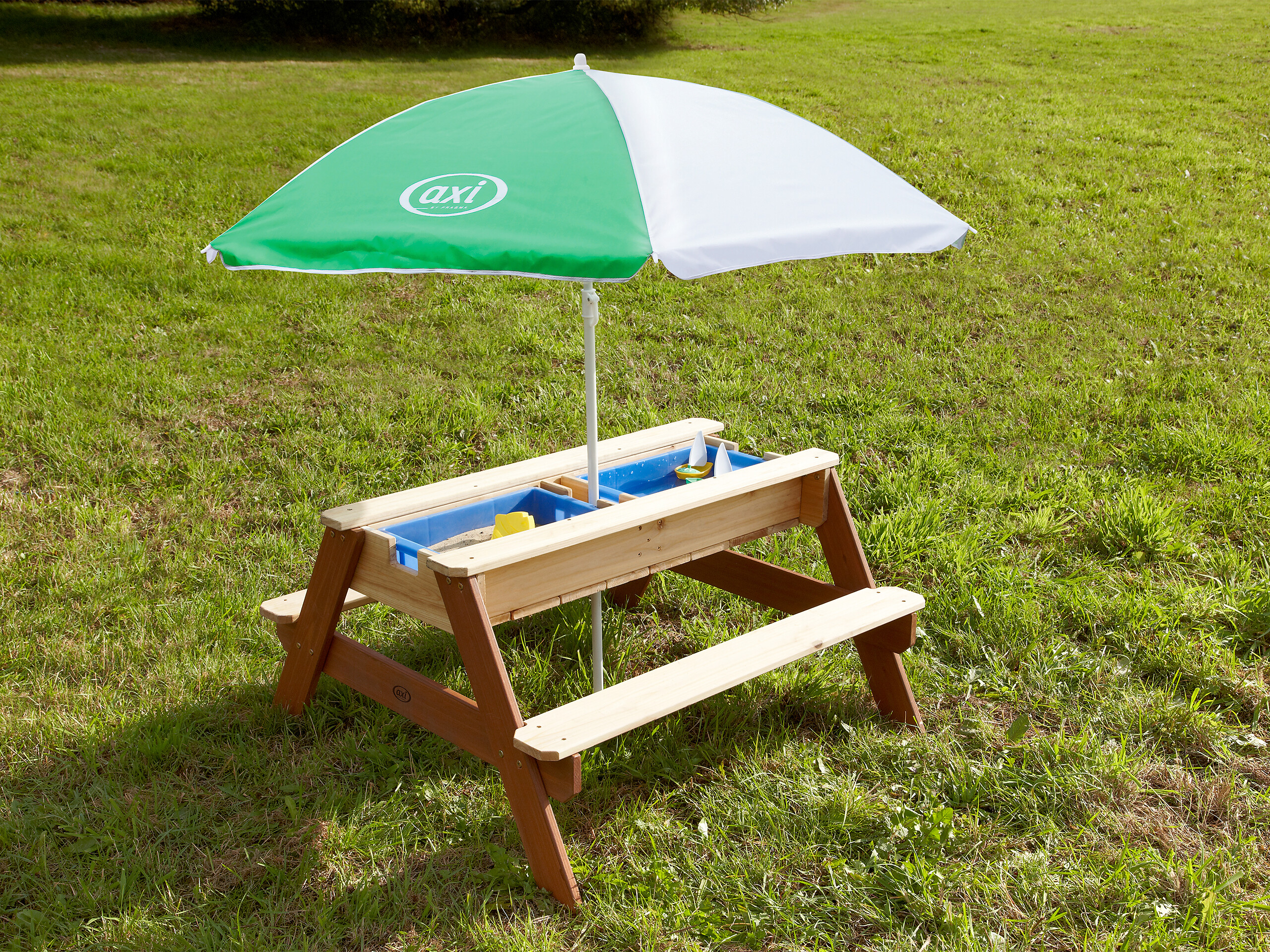 AXI Sand & Wassertisch Nick braun B/H/L: ca. 98x49x95 cm