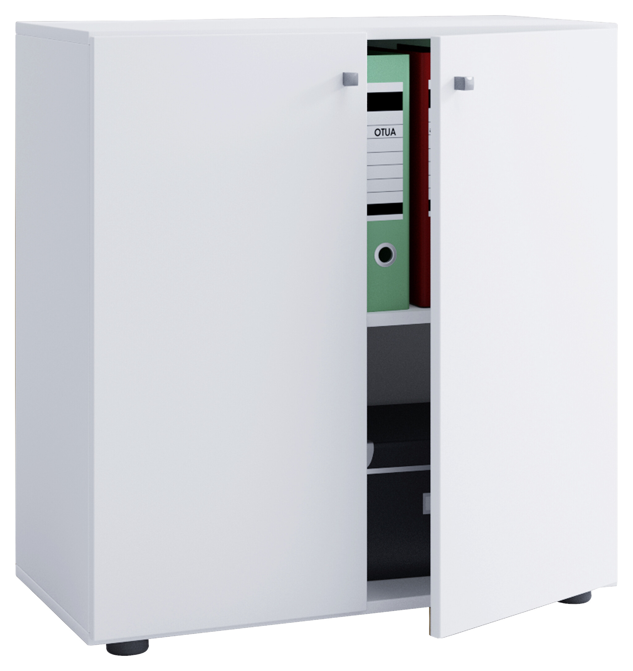 Büroschrank Lona L weiß B/H/T: ca. 70x74x39 cm