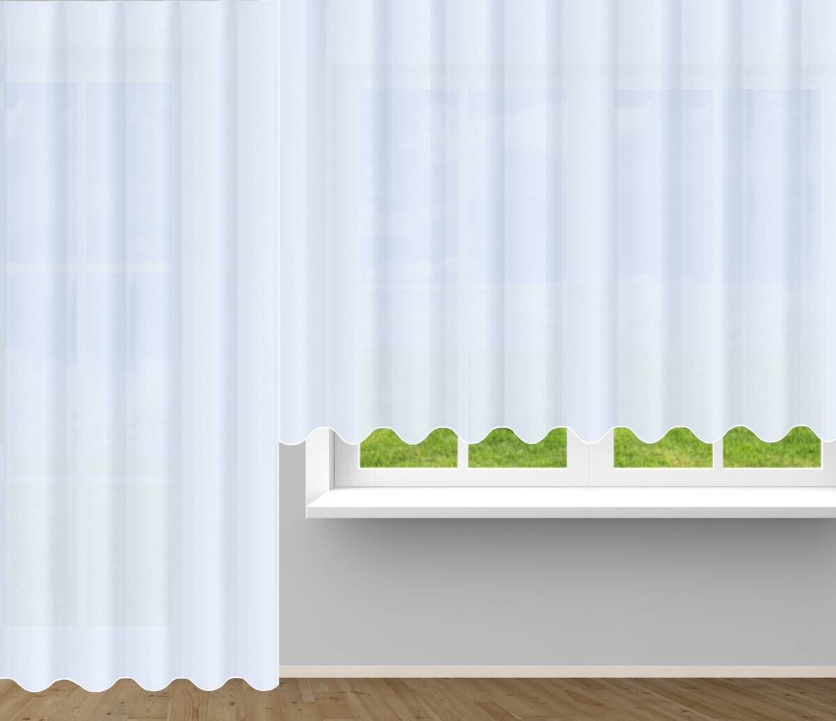 POCOline Fertigstore Stella weiß B/L: ca. 400x145 cm