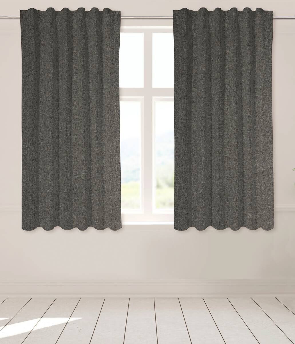POCOline Kombivorhang Ulrich anthrazit B/L: ca. 135x145 cm