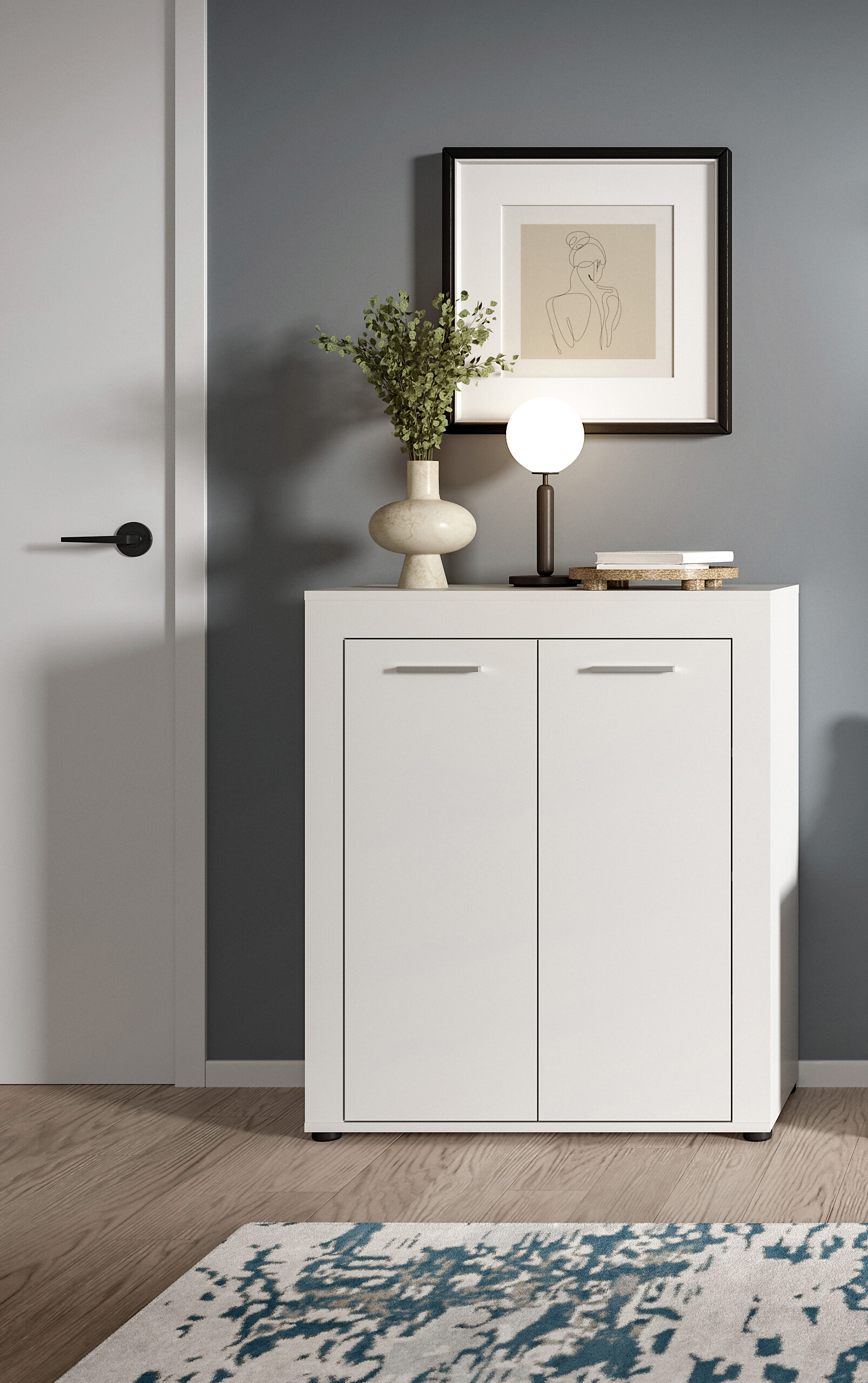 Schuhschrank JAM weiß B/H/T: ca. 80x95x35 cm Schuhschrank JAM weiß B/H/T: ca. 80x95x35 cm