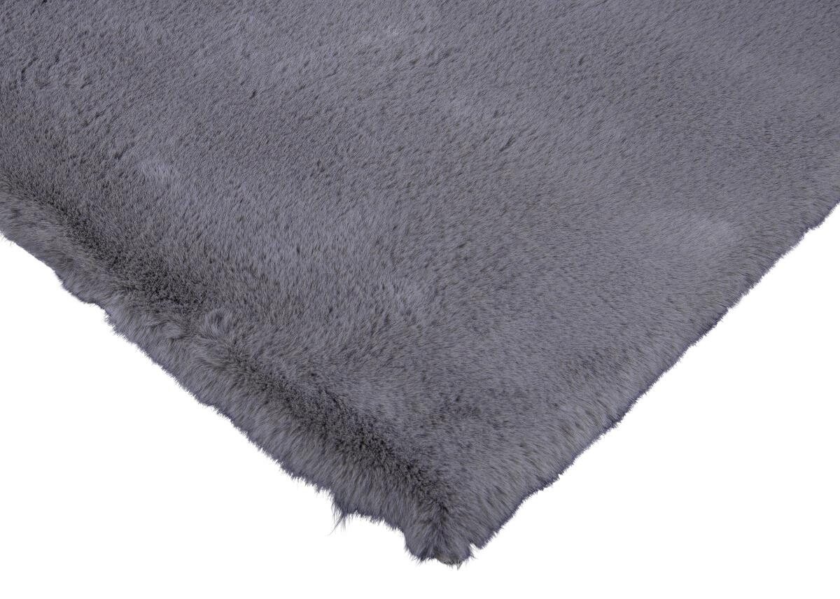 Fellimitat Moyo grau B/L: ca. 80x150 cm