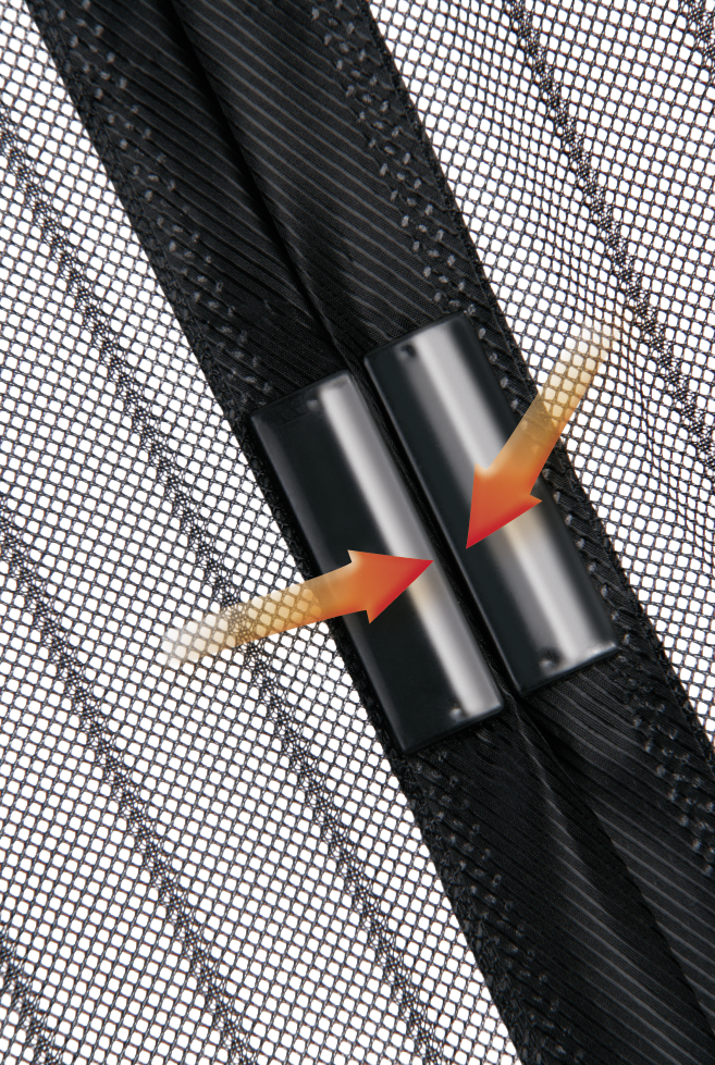 EASYmaxx Fliegengitter schwarz B/L: ca. 90x210 cm