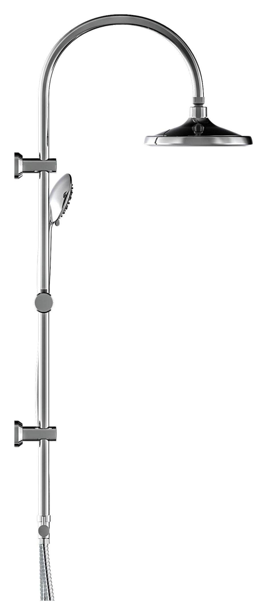 Eisl SOMMERREGEN Überkopf-Brauseset SOMMERREGEN Chrom B/H/T: ca. 27x78x8,5 cm Eisl SOMMERREGEN Überkopf-Brauseset SOMMERREGEN Chrom B/H/T: ca. 27x78x8,5 cm