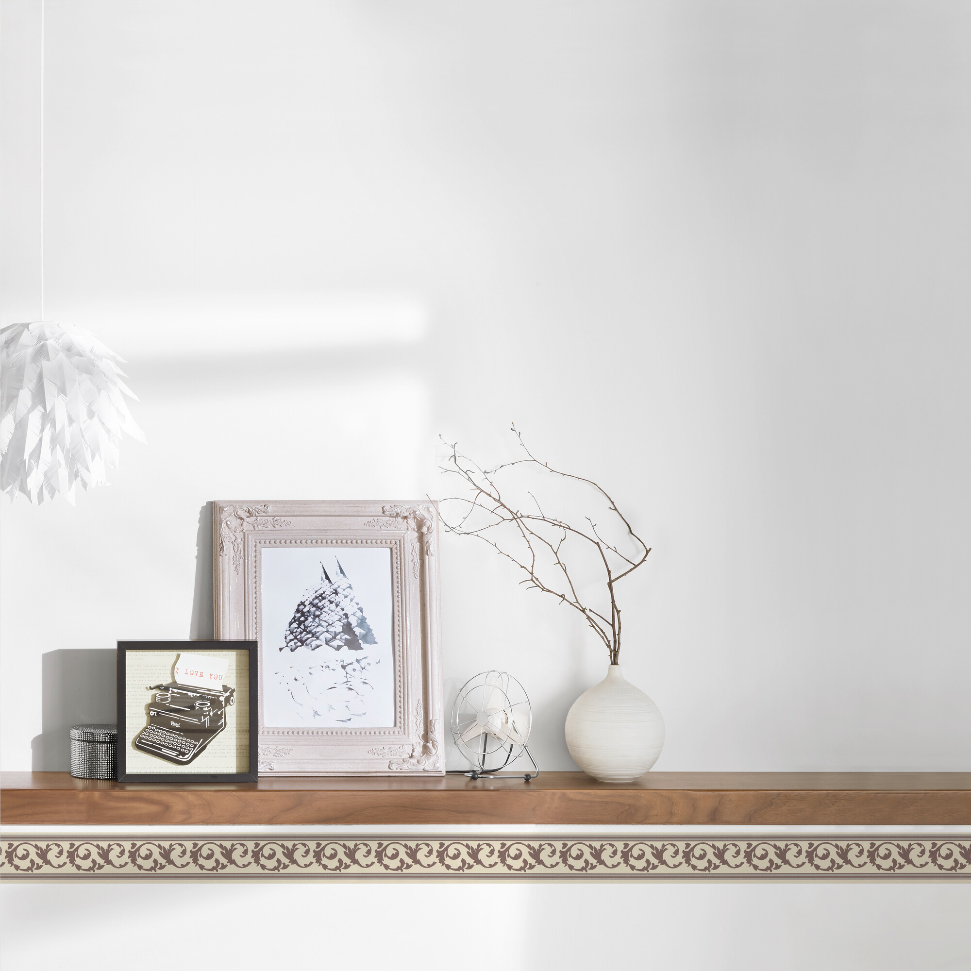 A.S.Creation Bordüre beige braun B/H/D: ca. 5x500x8,1 cm