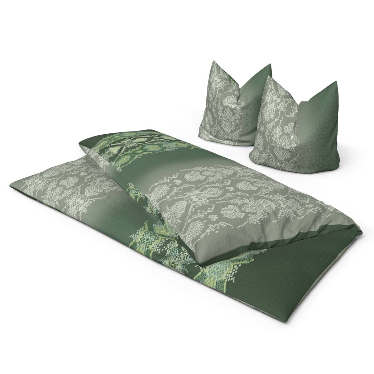 Microfaser Bettwäsche Seersucker