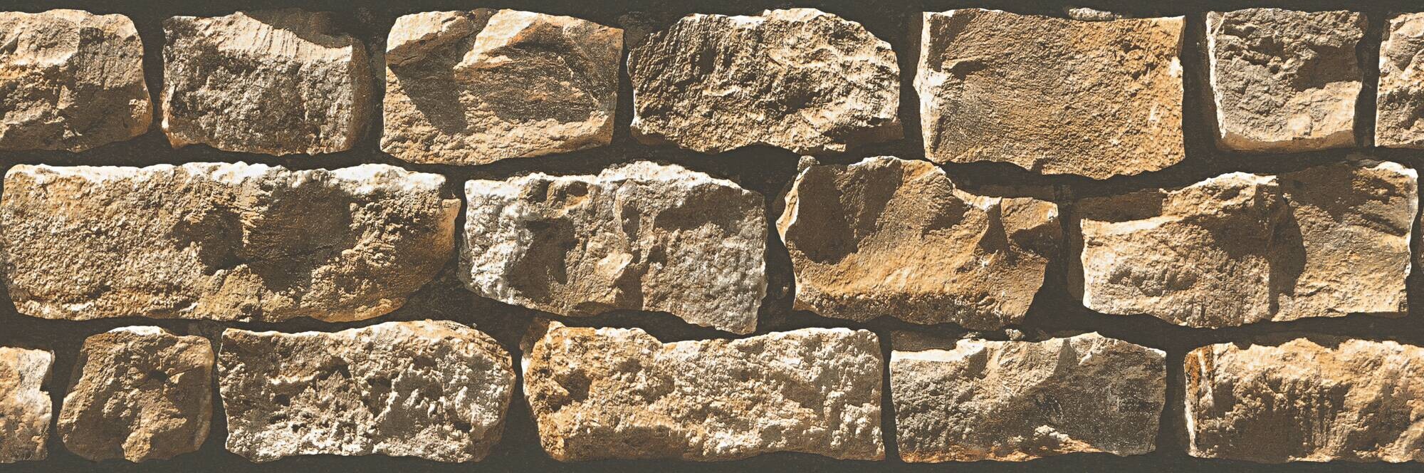 A.S.Creation Bordüre beige schwarz gelb B/H/D: ca. 17x500x5,5 cm