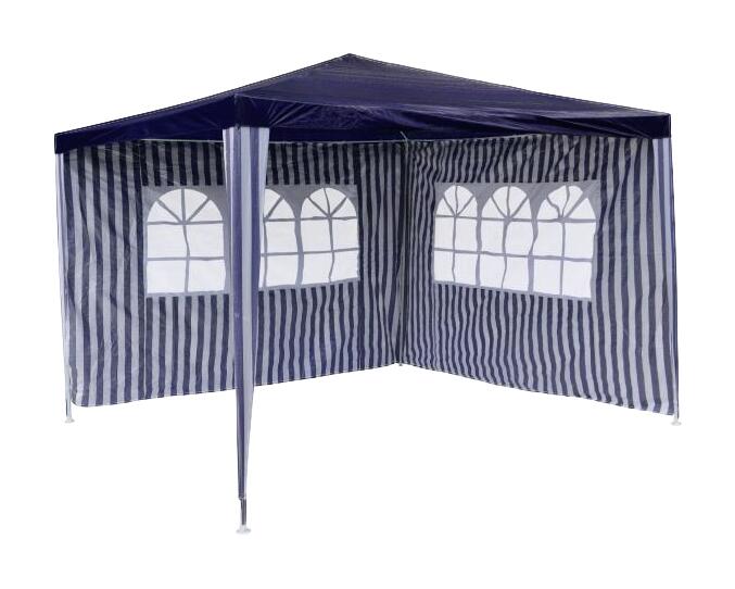 VCM Pavillon blau Stahlrohr B/H/L: ca. 300x197x300 cm
