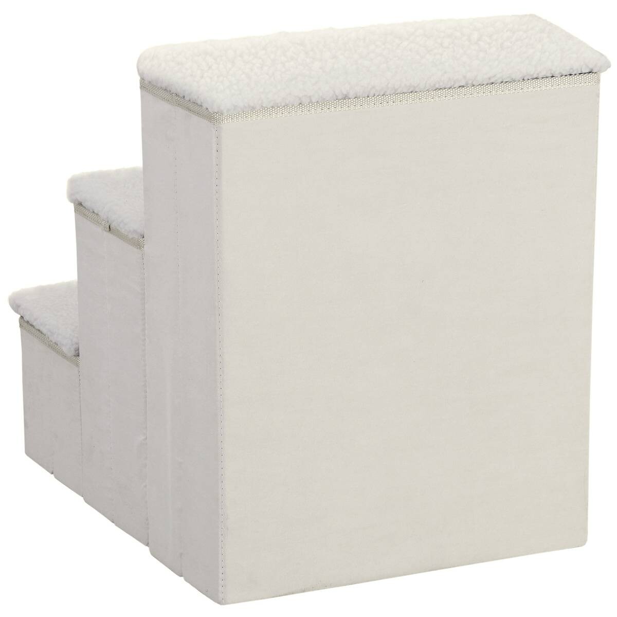 PawHut Haustiertreppe weiß MDF B/H/L: ca. 54x48x40 cm