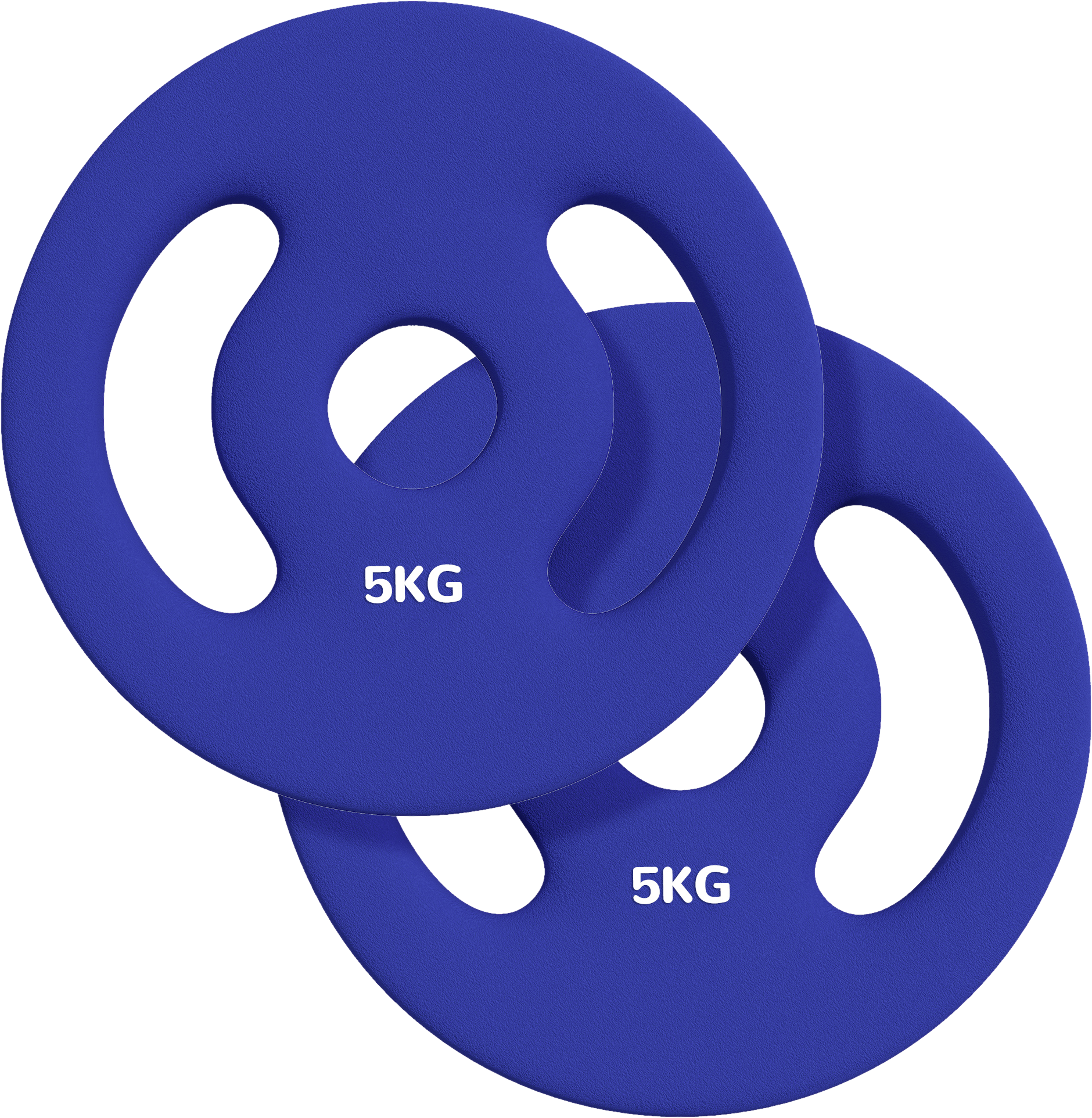 SPORTNOW Hantelscheiben blau Kunststoff B/H/L: ca. 20x4x20 cm