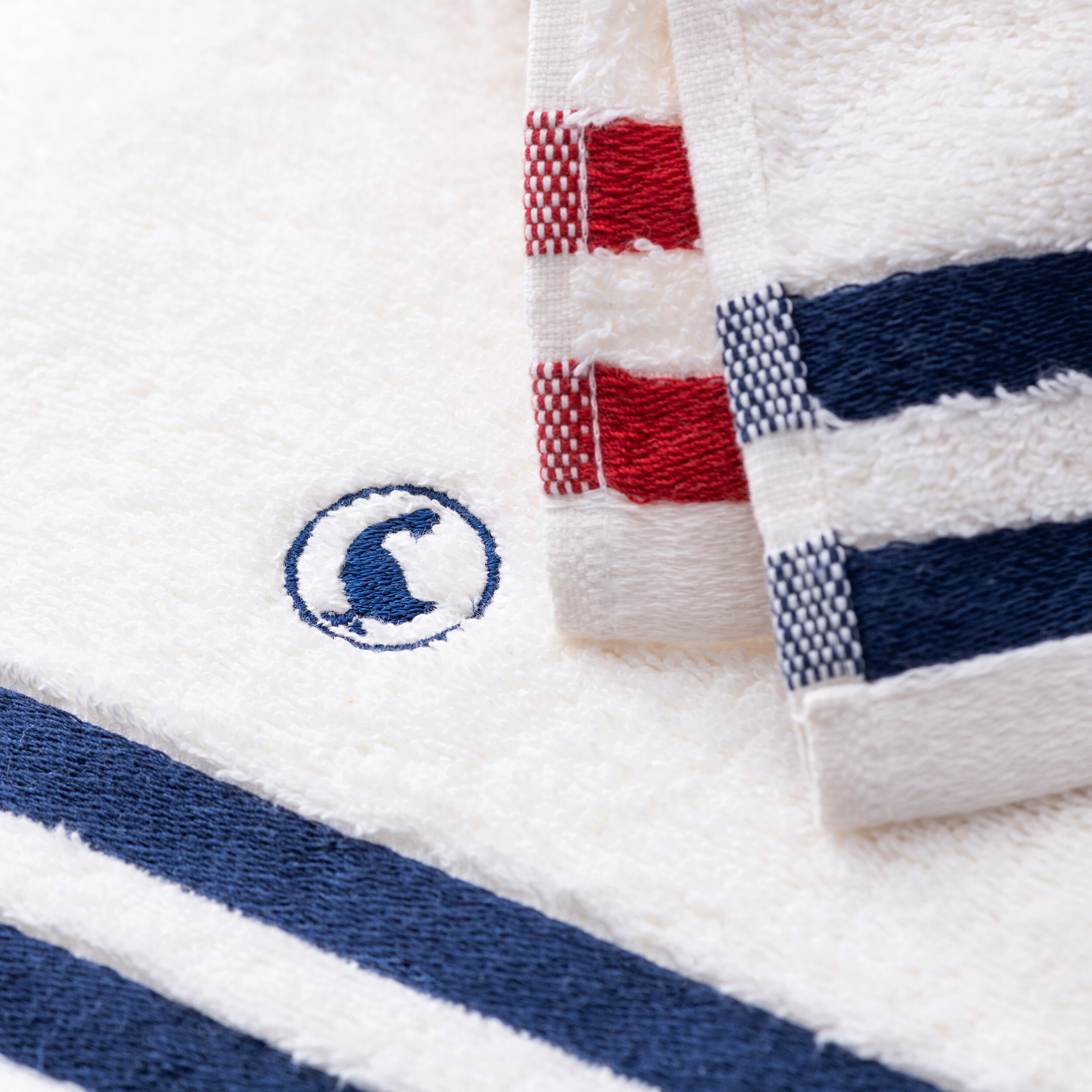 EL GANSO Handtuch APARTAMENTO weiß Baumwolle B/L: ca. 50x90 cm