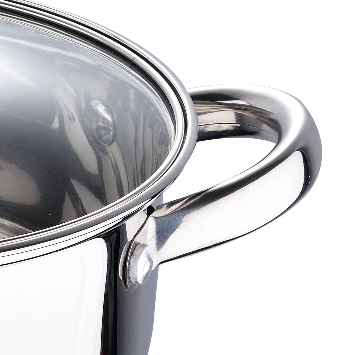 SAN IGNACIO Topfset CASSEL silber Edelstahl 5 tlg.