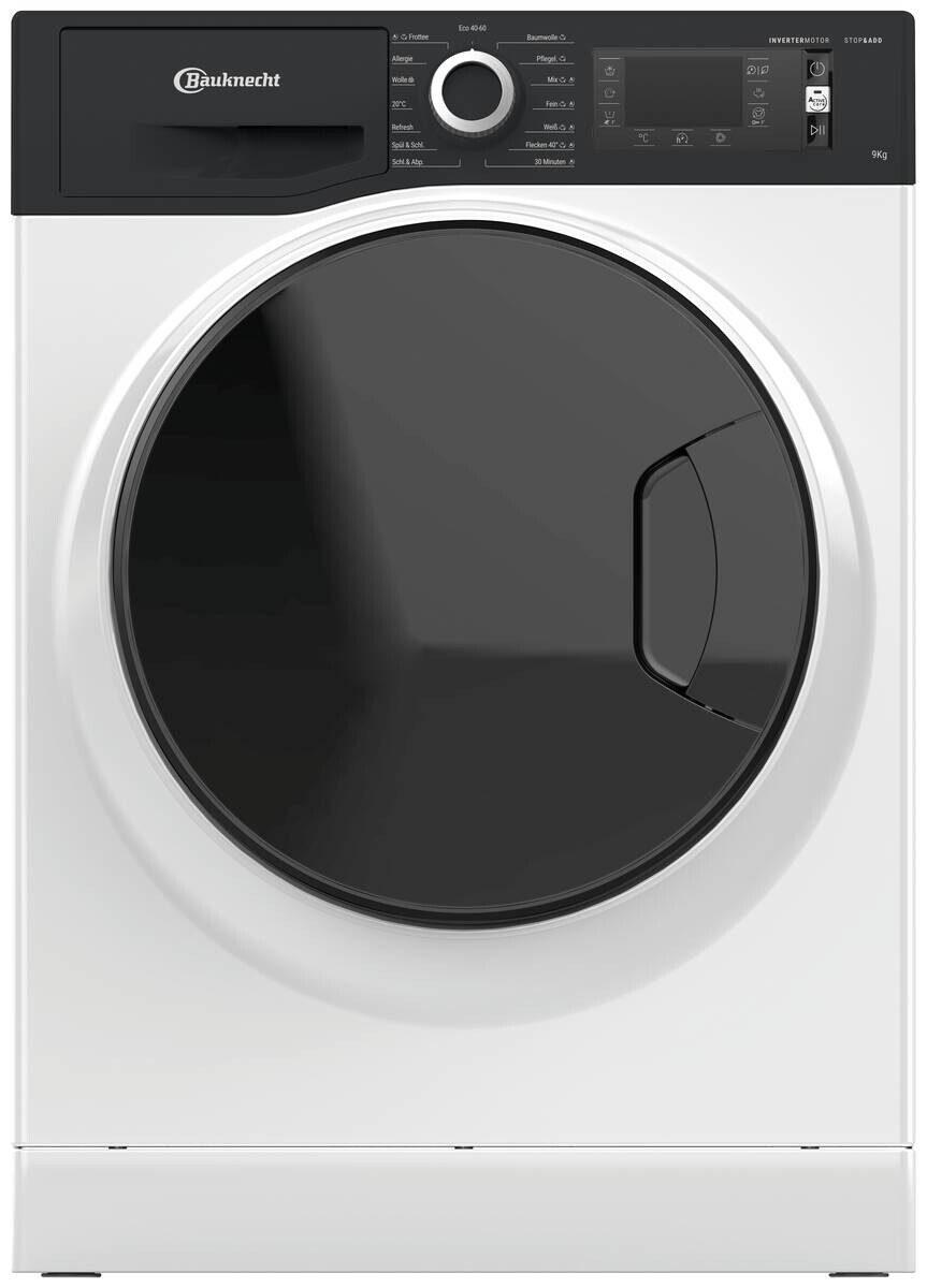Bauknecht Waschmaschine SteamPlus9A2JGSP weiß B/H/T: ca. 59,5x85x60,5 cm