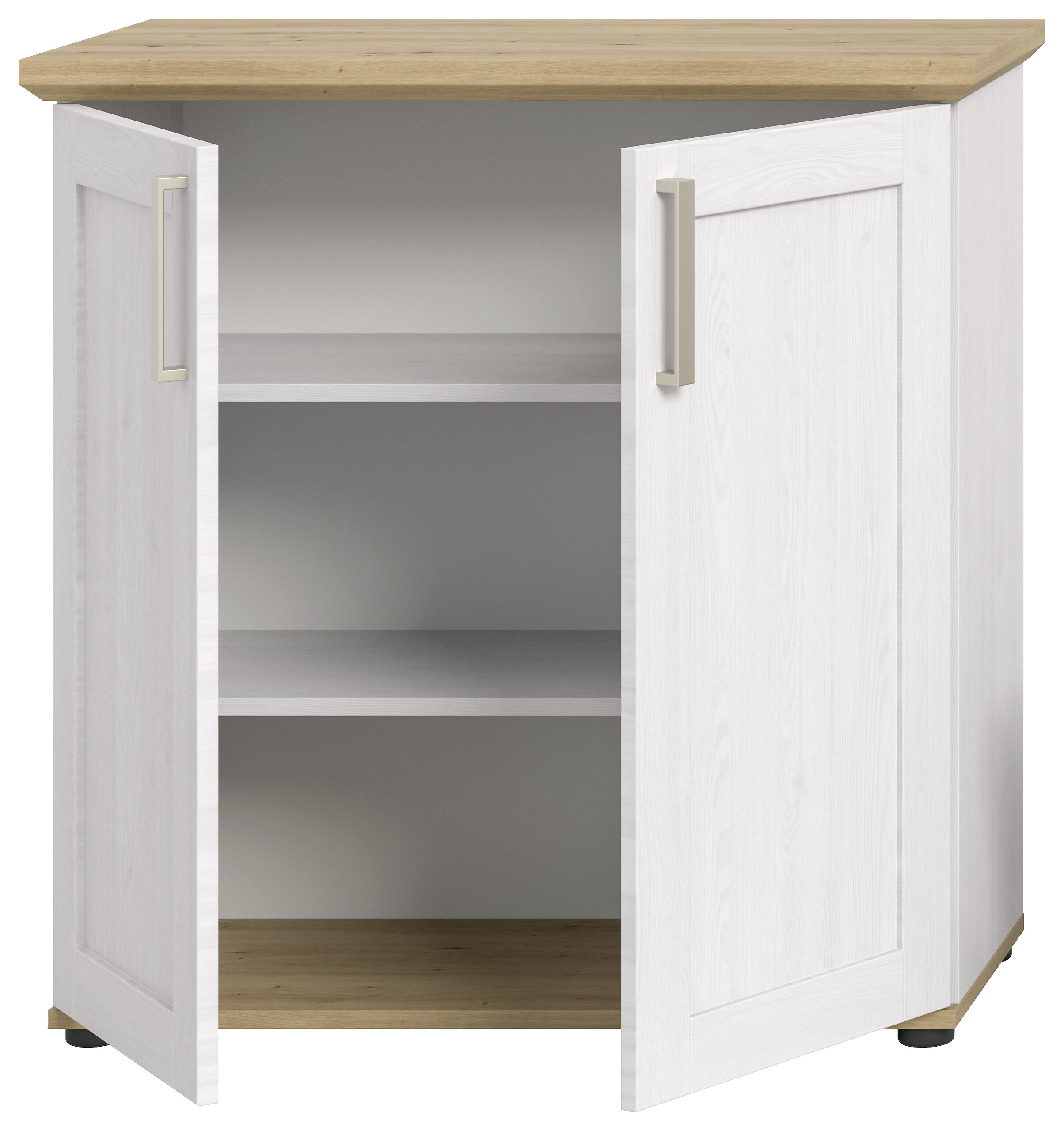 Highboard VERONA Lärche Nachbildung Eiche Nachbildung B/H/T: ca. 84x88x37 cm