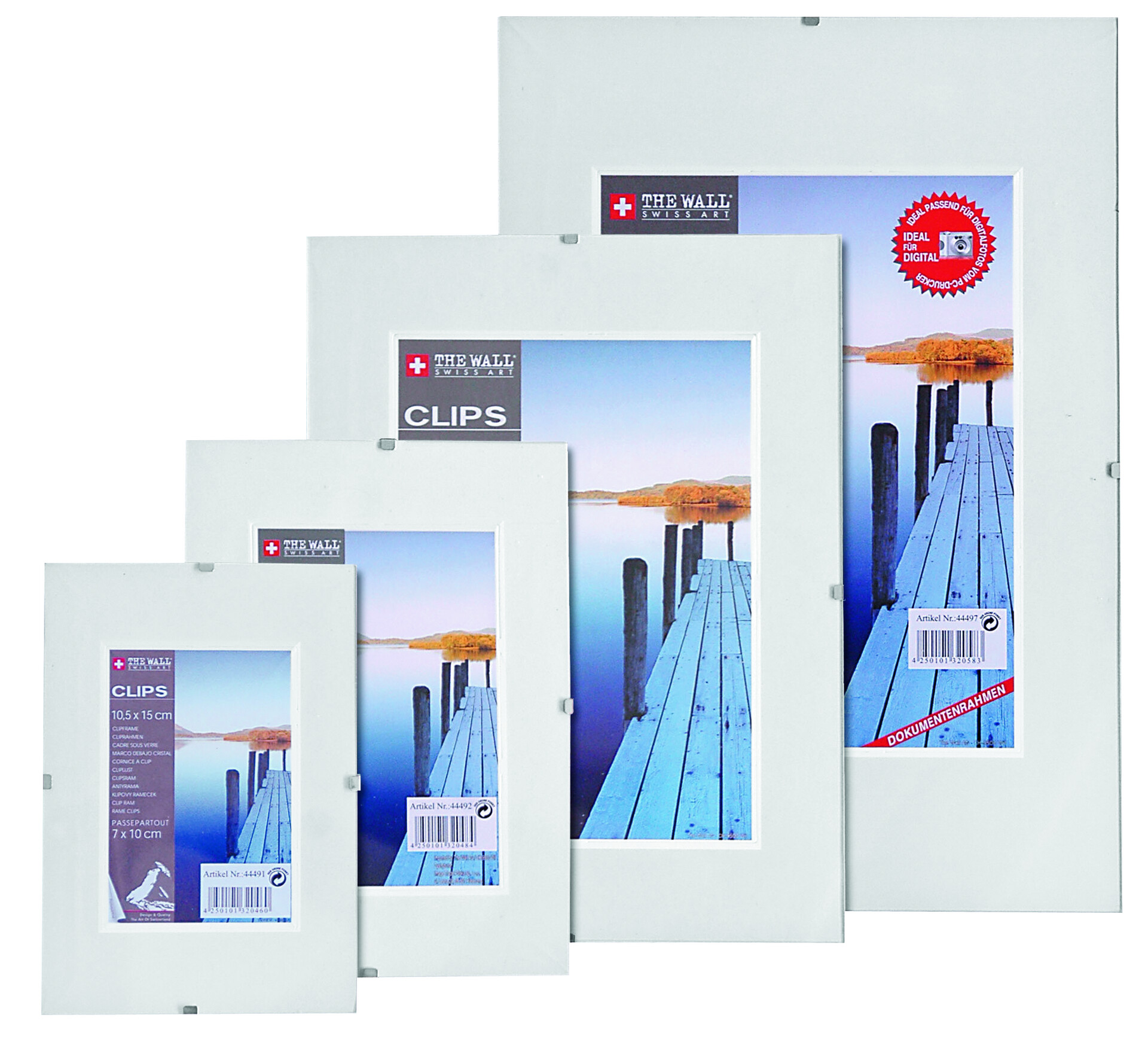 The Wall Cliprahmen Glas B/L: ca. 13,5x18,5 cm