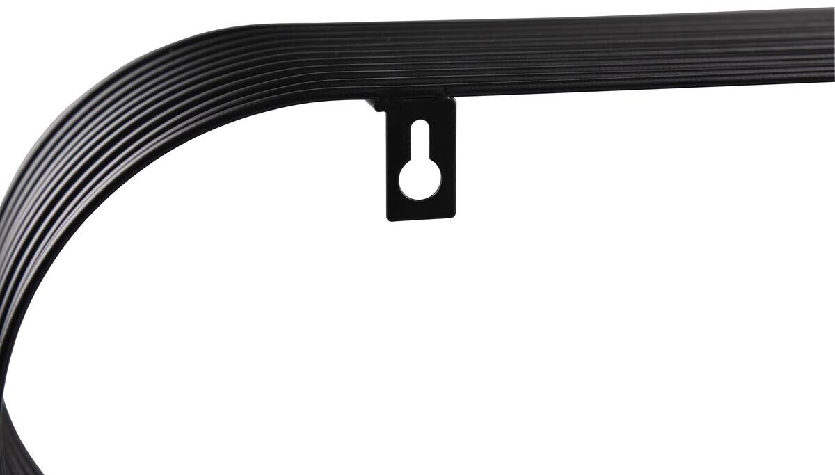 Wandregal Jessica schwarz Metall