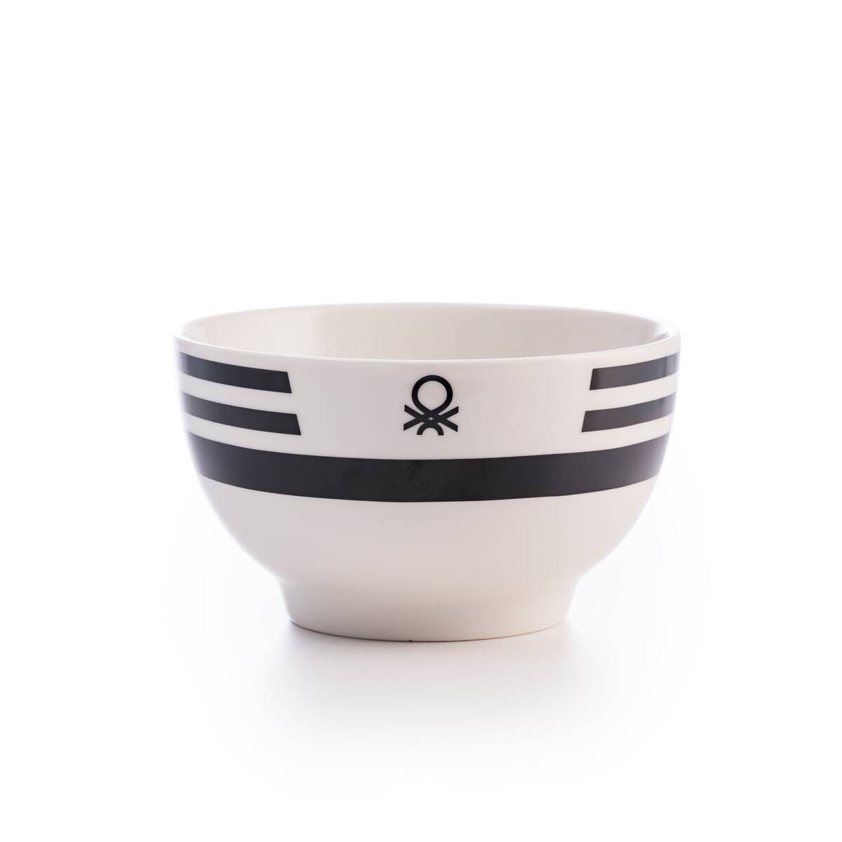 BENETTON Mehrzweckschalenset Black & white weiß Porzellan