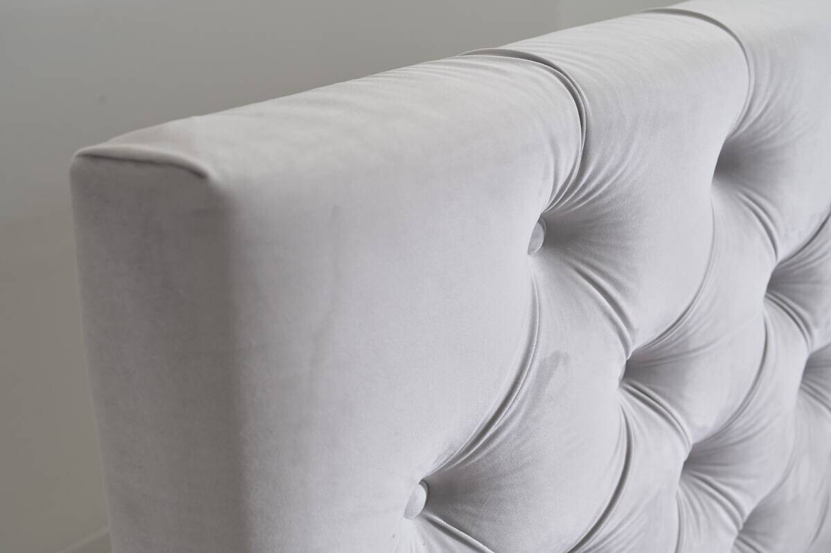 Boxbett Glow Silbergrau B/H/T: ca. 200x117x224 cm