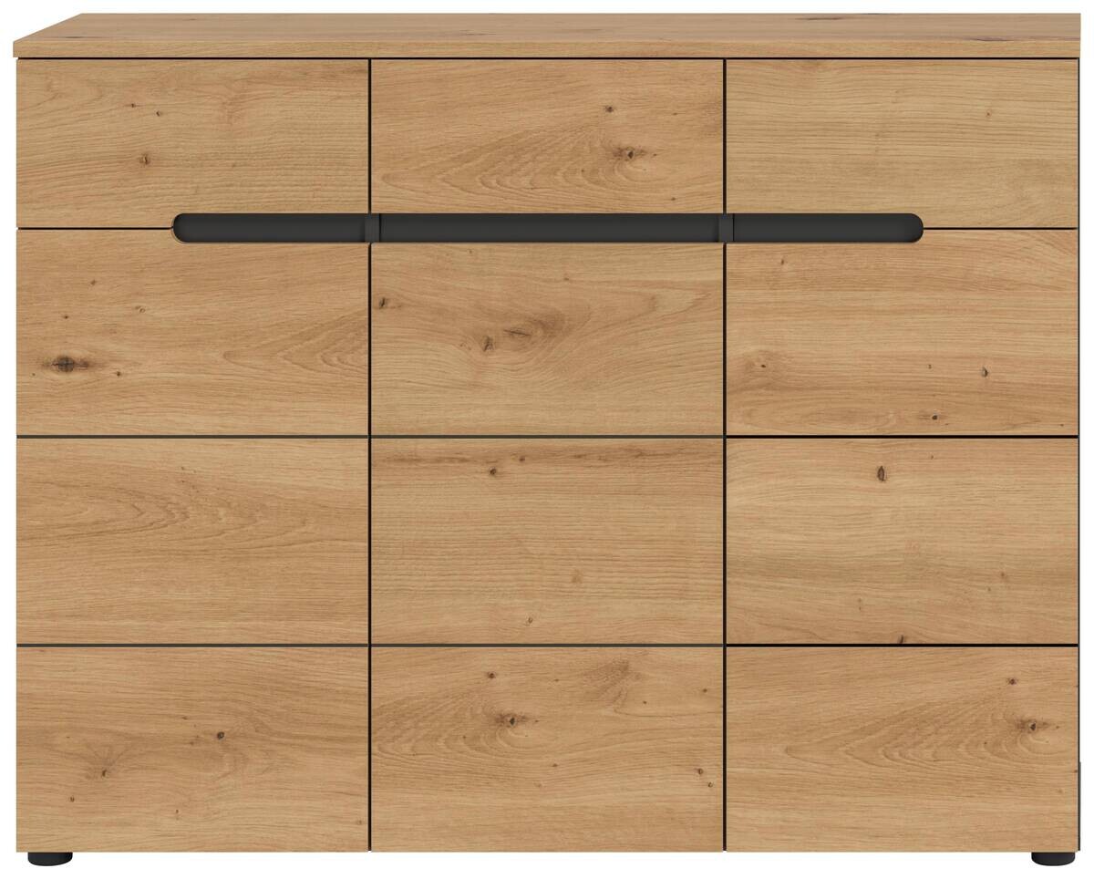 Schuhkommode Canu basaltgrau Nachbildung Artisan Nachbildung B/H/T: ca. 94x120x37 cm