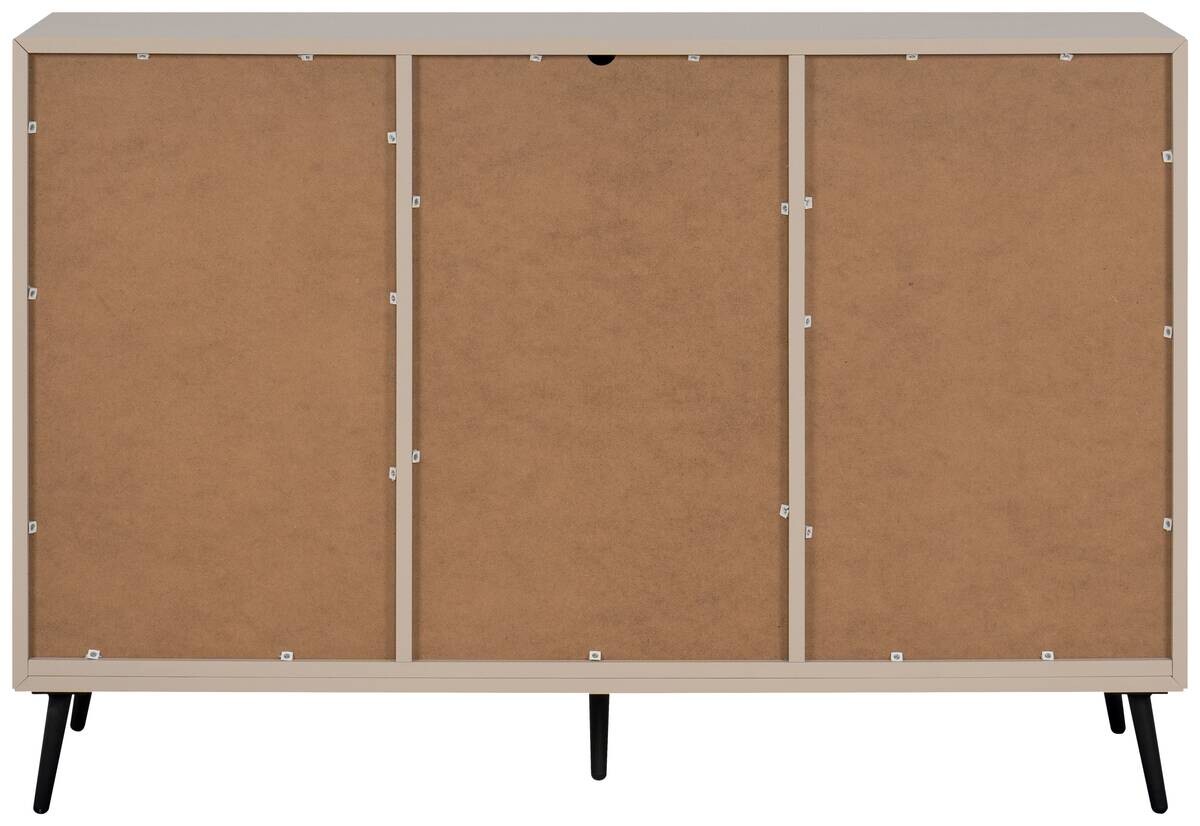 Kommode Arona sand schwarz B/H/T: ca. 135x90x38 cm