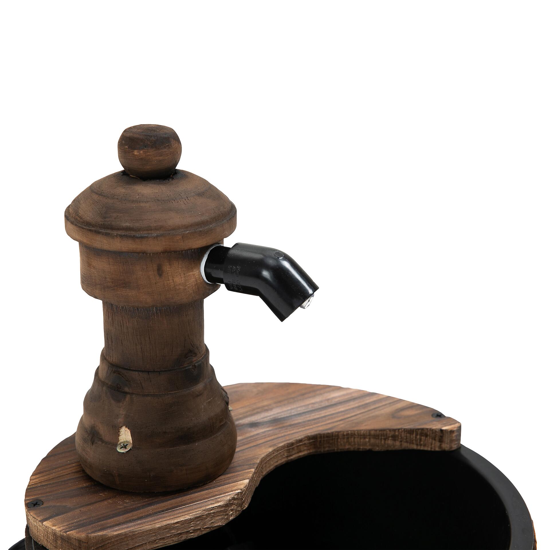 Outsunny Gartenbrunnen natur B/H/L/D: ca. 27x37x27x27 cm