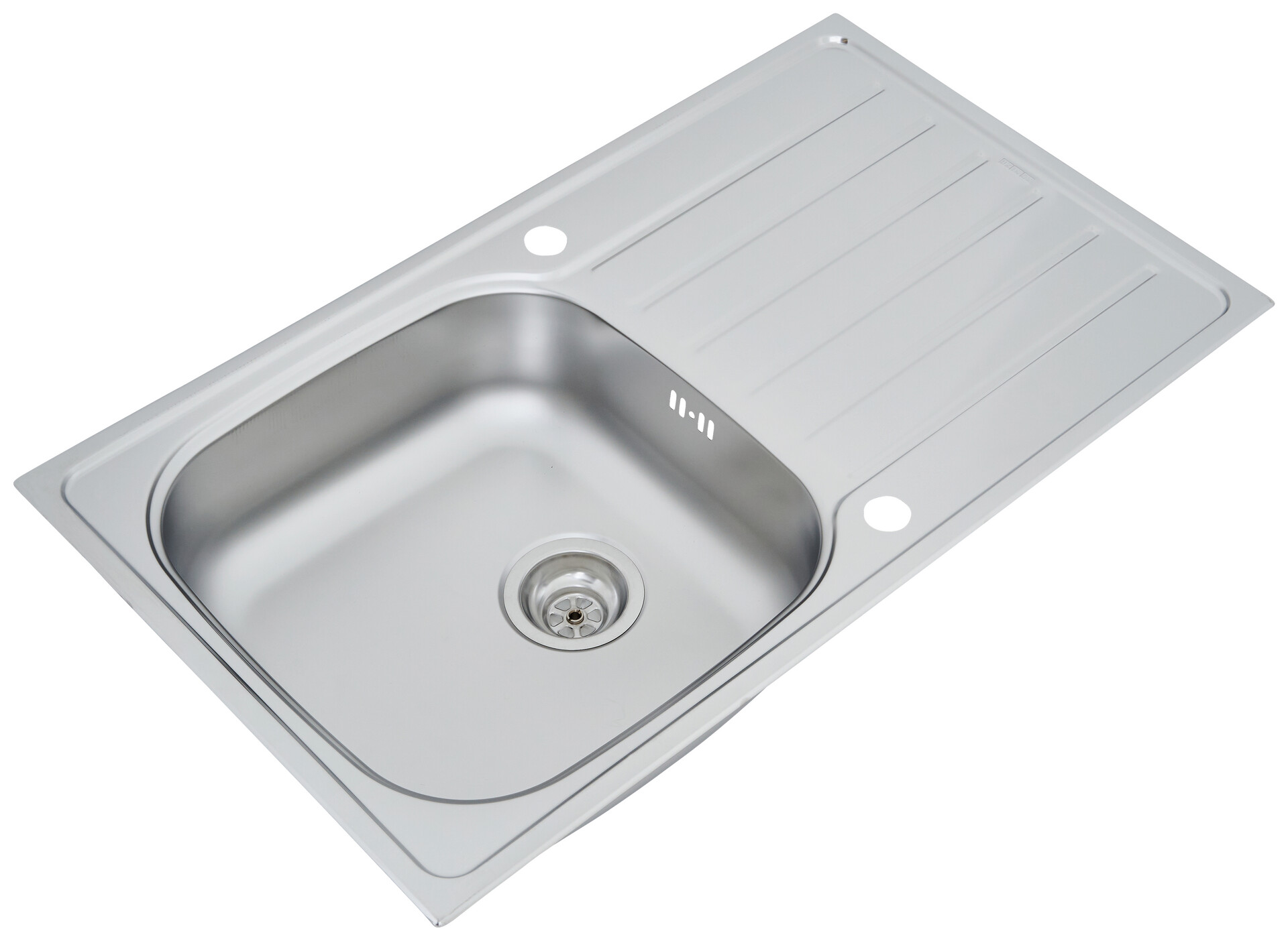 Respekta Einbauspüle Dallas 86 x 50 Edelstahl B/H/T: ca. 86x17x50 cm