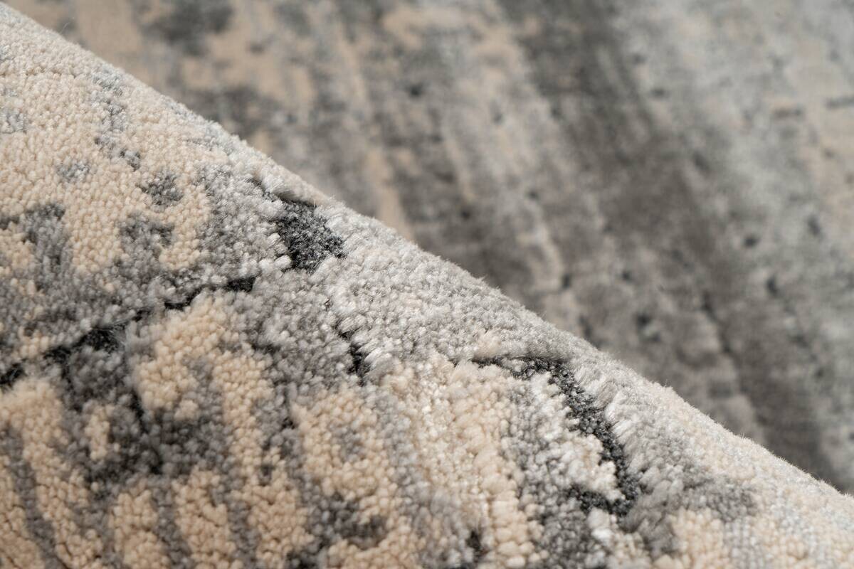 Kayoom Kurzflorteppich Adela 225 grau B/H/L: ca. 80x1,3x150 cm