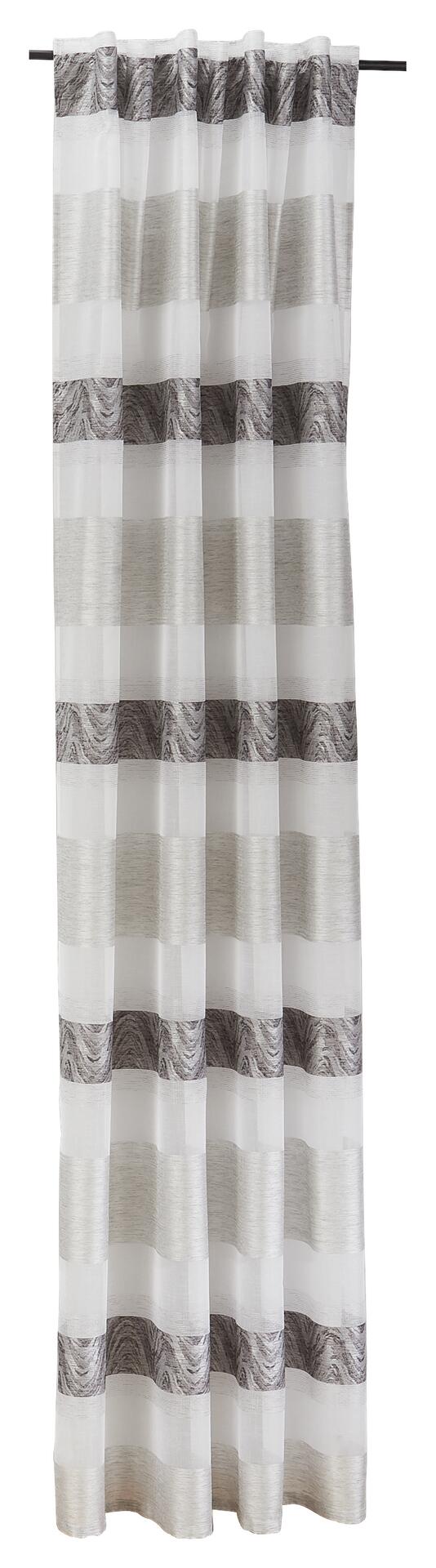 POCOline Schlaufenvorhang Dolly anthrazit B/L: ca. 140x245 cm