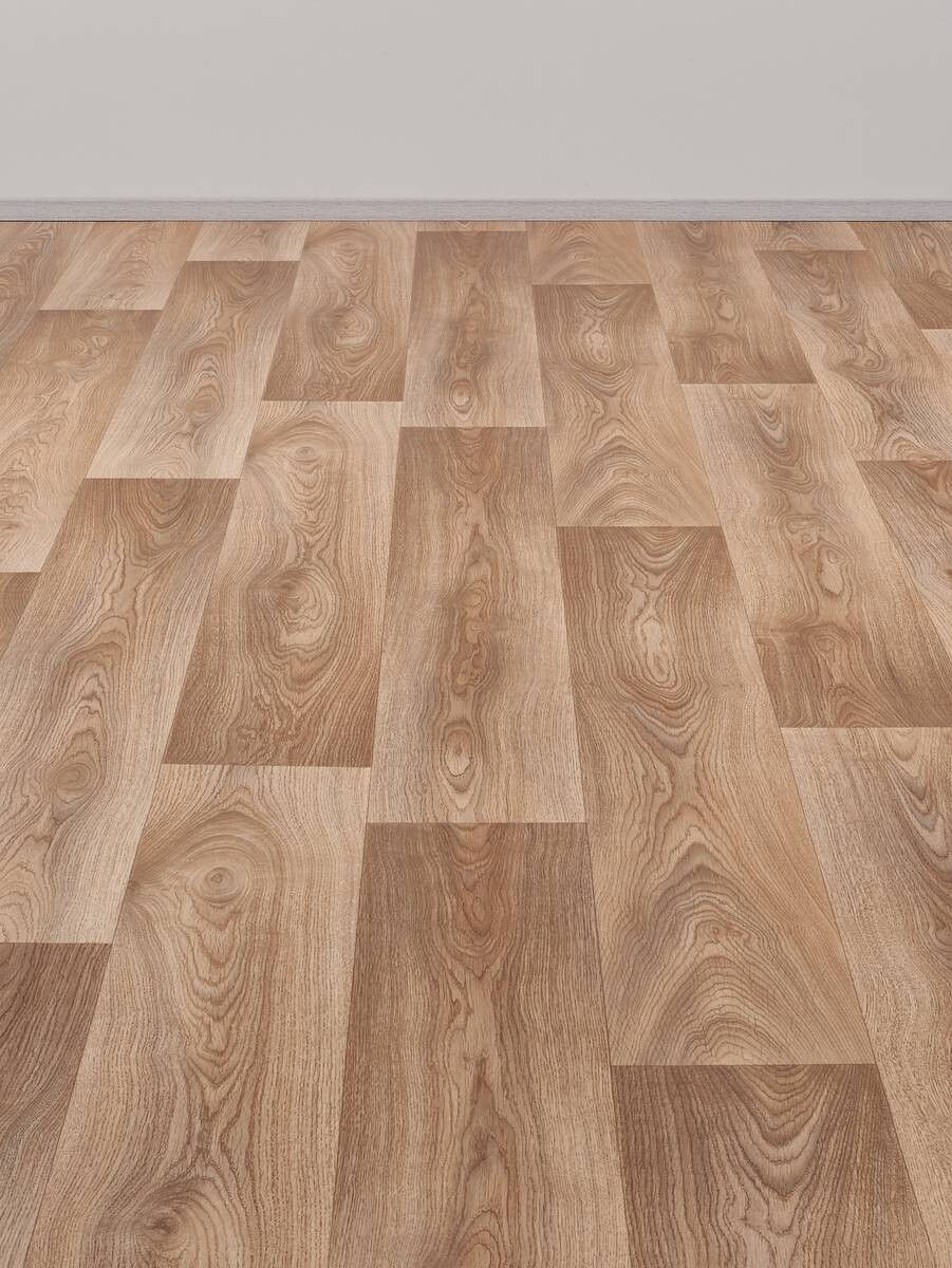 Vinylboden Solido braun Eiche B: ca. 300 cm pro m²