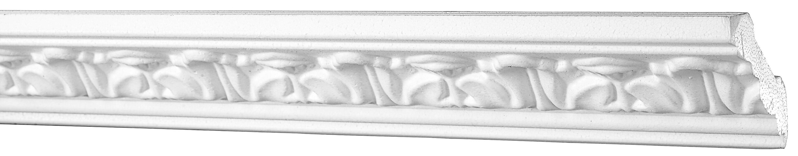 Zierprofil weiß B/H/L: ca. 5x5x200 cm